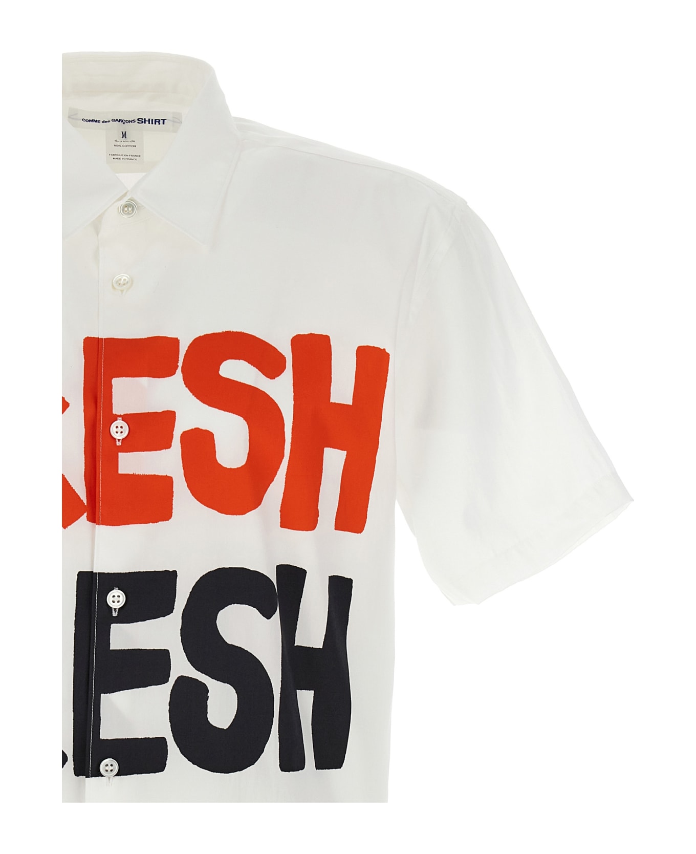 Comme des Garçons Shirt X Brett Westfall Fresh Shirt - White Print シャツ
