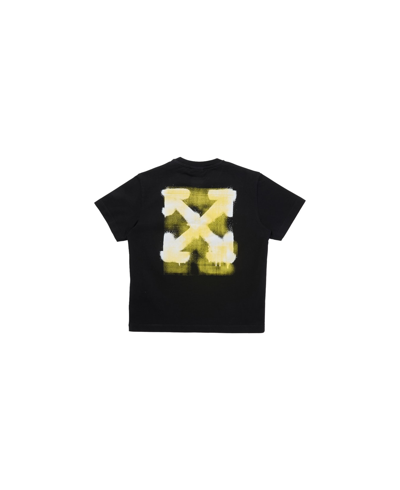 Off-White "graffiti" Logo T-shirt - BLACK