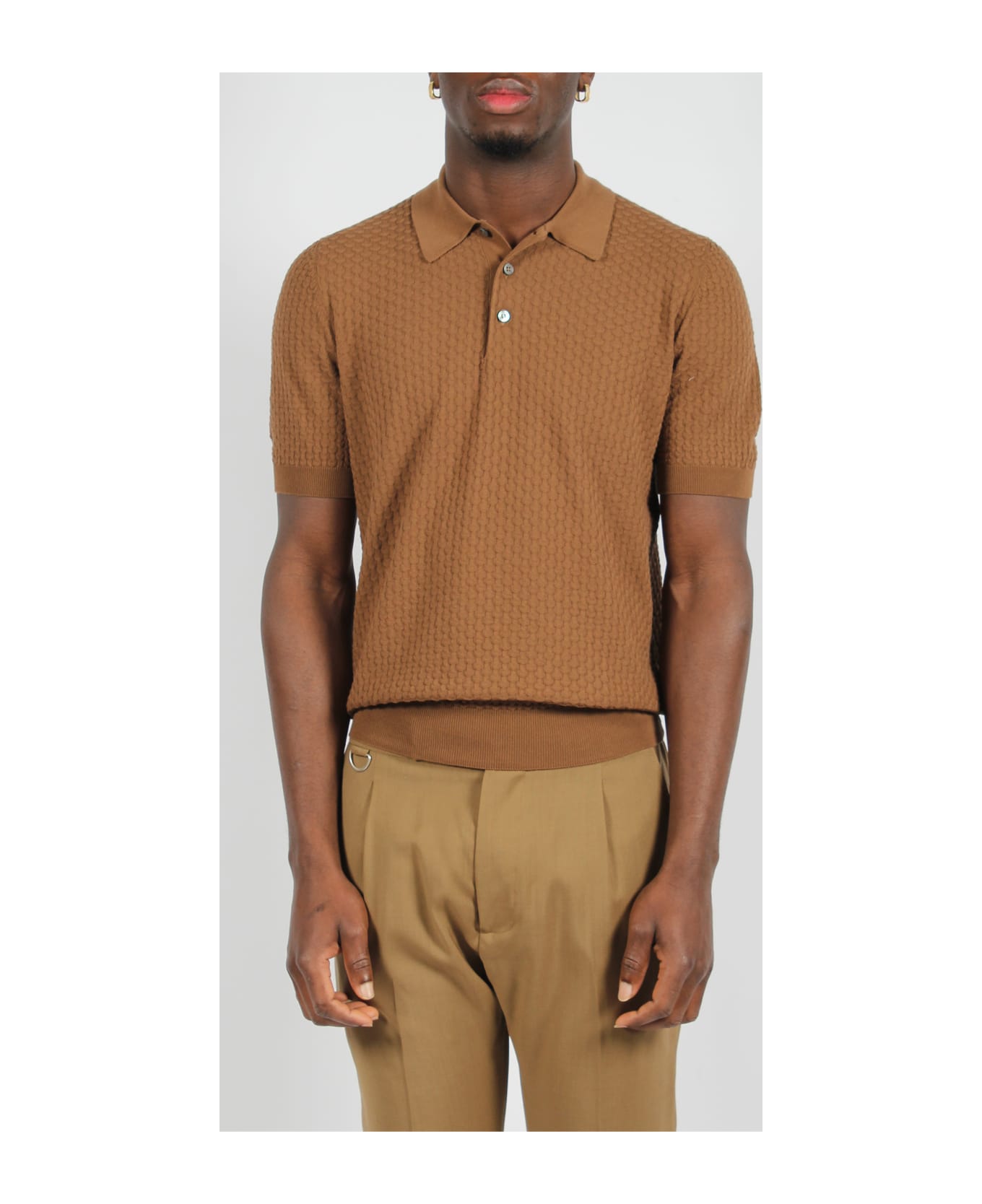 Tagliatore T-shirts And Polos Brown - Brown ポロシャツ
