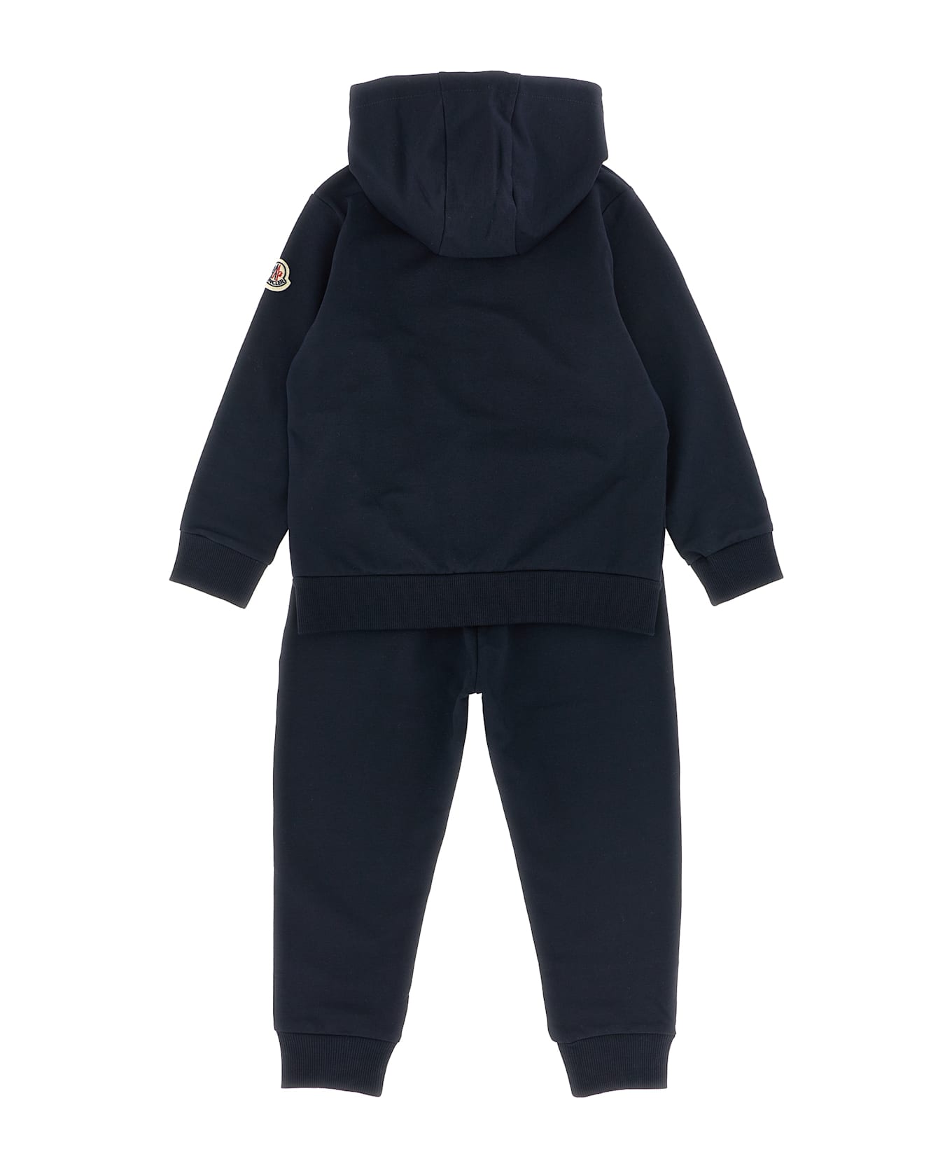 Moncler 3d Logo Embroidery Sweatshirt + Joggers - Blue