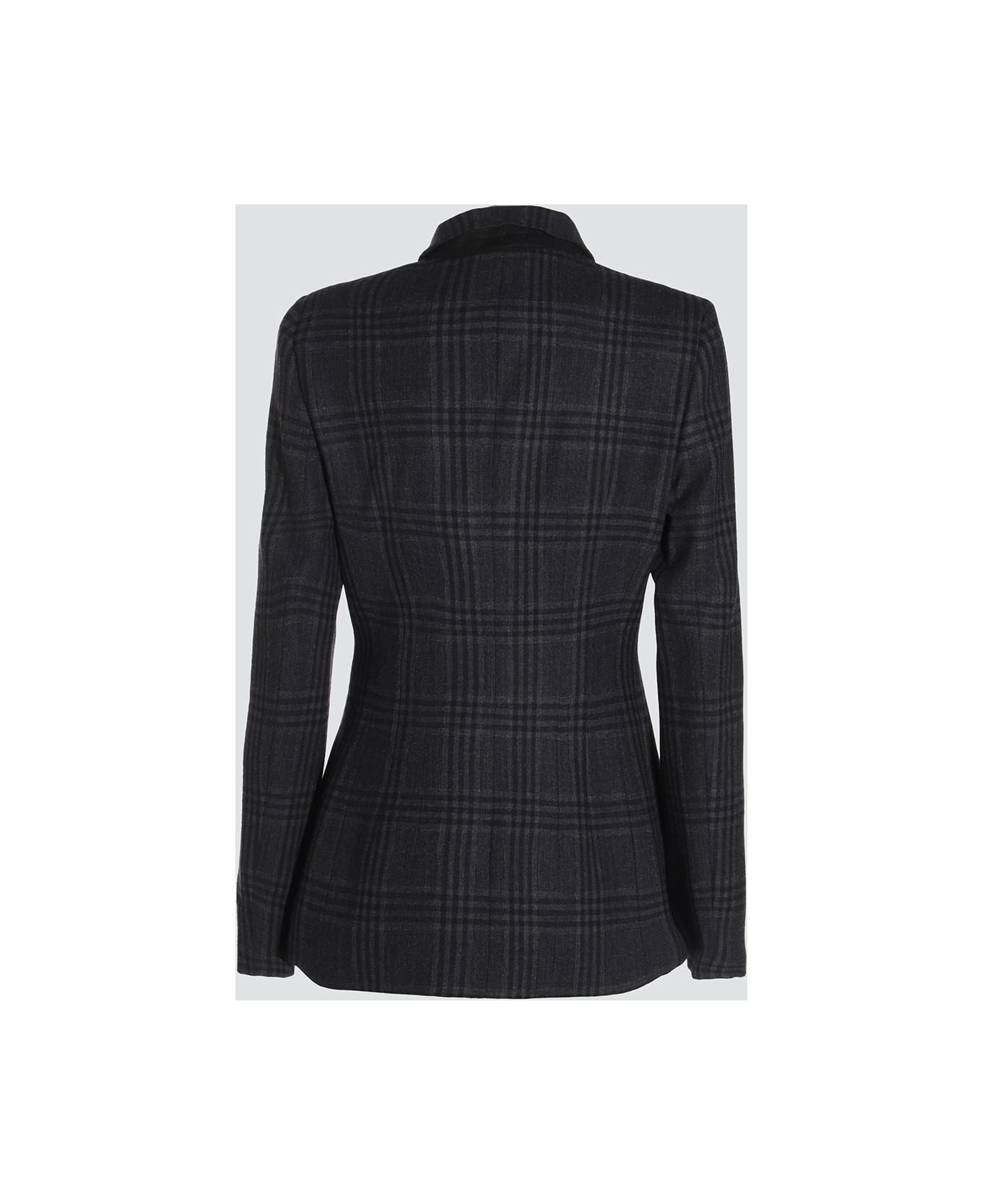 Fendi Dark Grey Wool Blazer - Grey