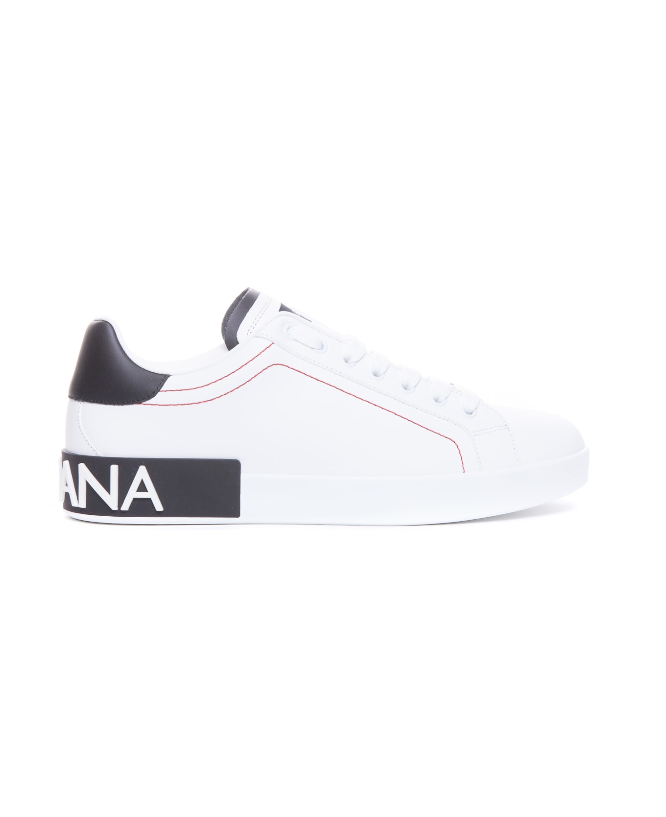 Dolce 
Gabbana Portofino Sneakers - BIANCO/NERO