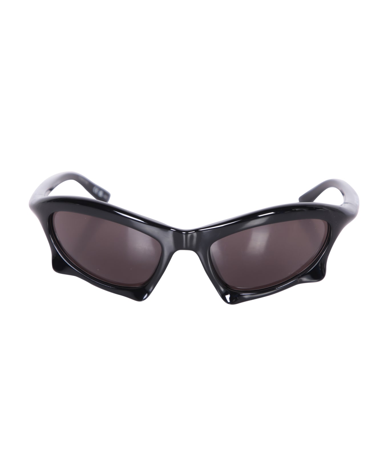 Balenciaga 'bat Rectangle' Sunglasses - Black