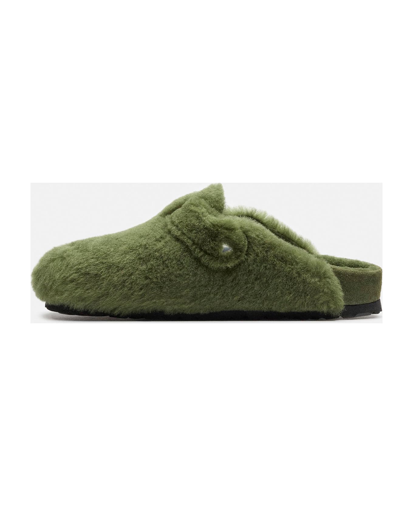 Birkenstock Boston 1774 Shearling - Green
