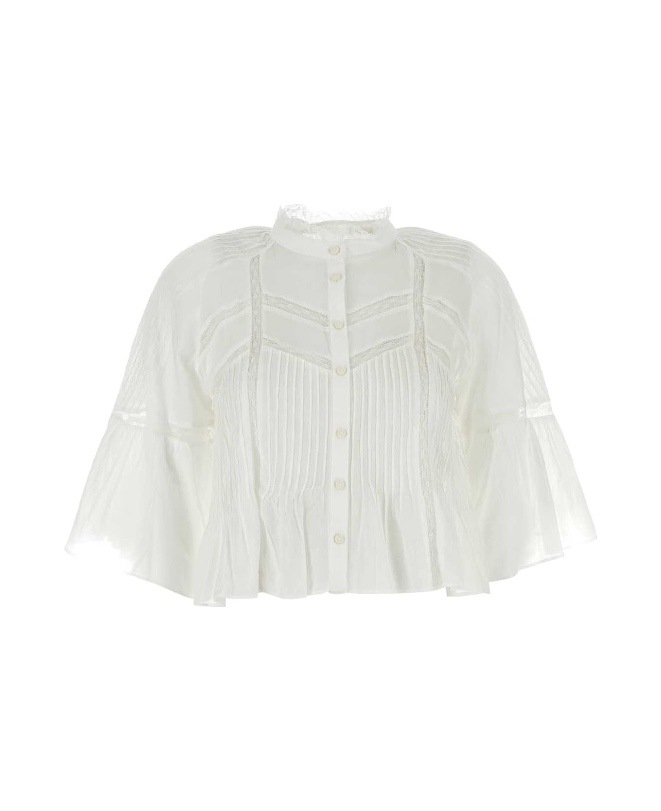 Marant Étoile White Voile Gramy Blouse - White