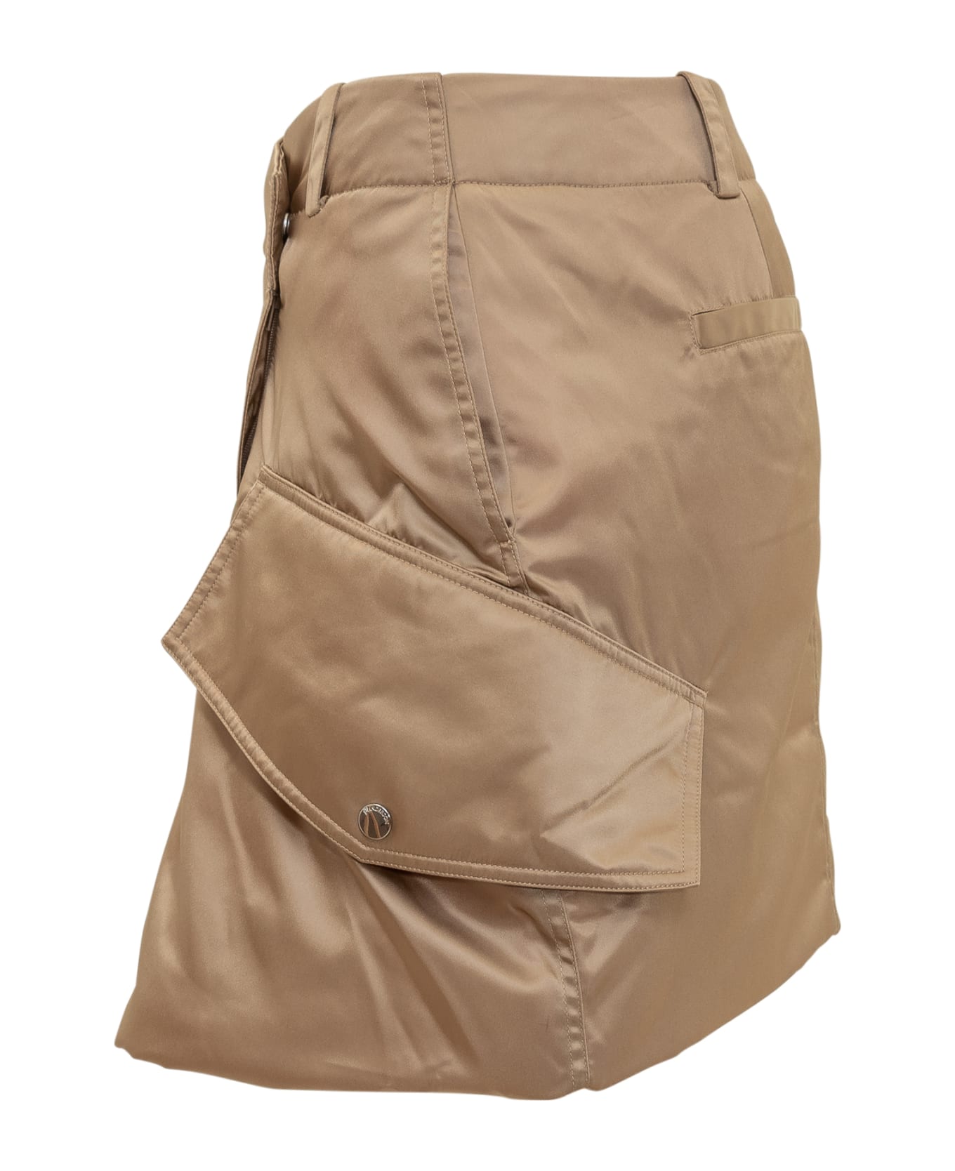 J.W. Anderson Mini Cargo Skirt With Padded Design - BEIGE