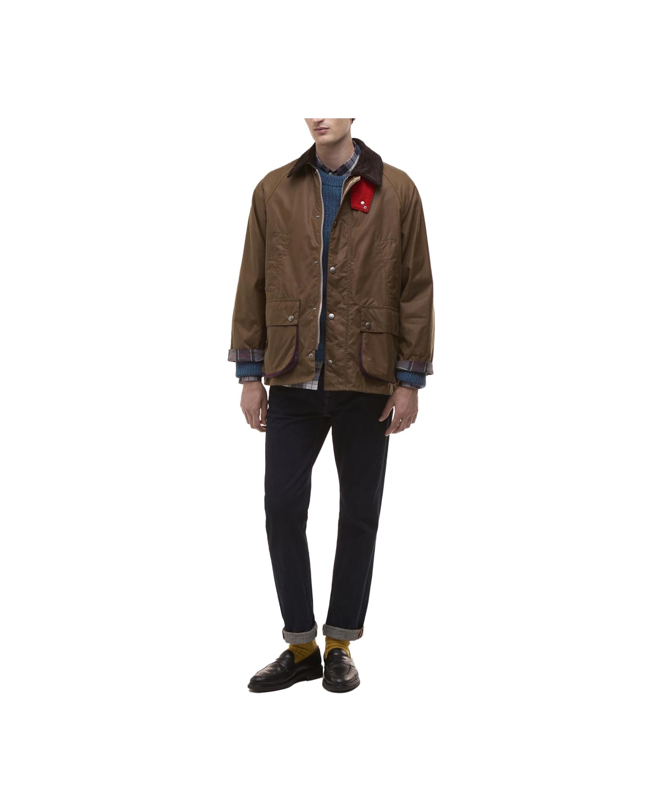 Paul Smith Waxed Cotton Jacket - BROWN