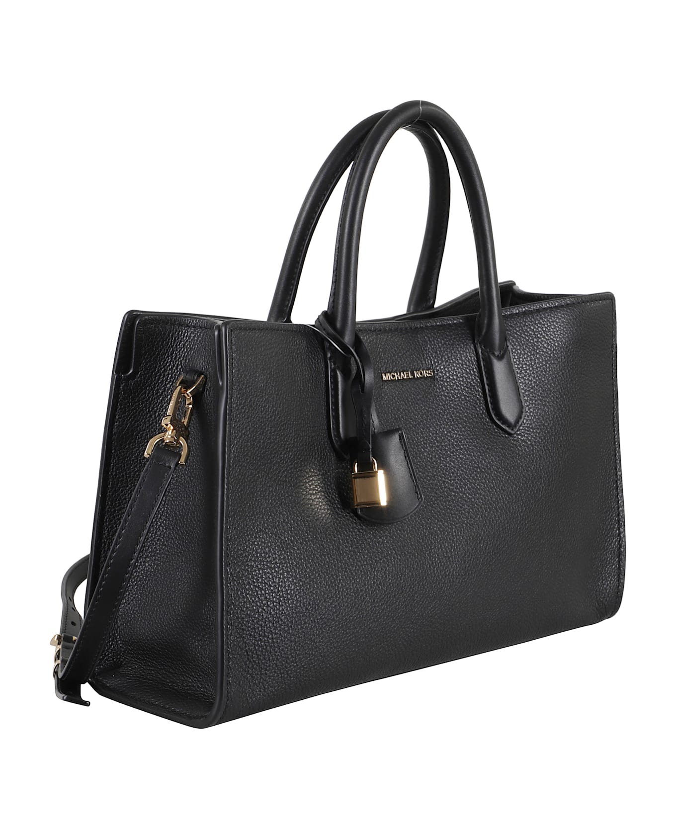 MICHAEL Michael Kors Md Ew Satchel - Black 