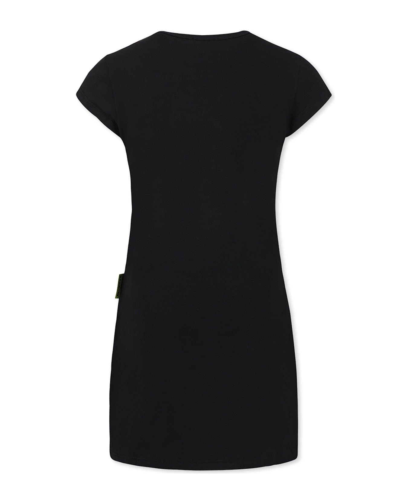 Barrow Black Dress For Girl With Smiley - Black