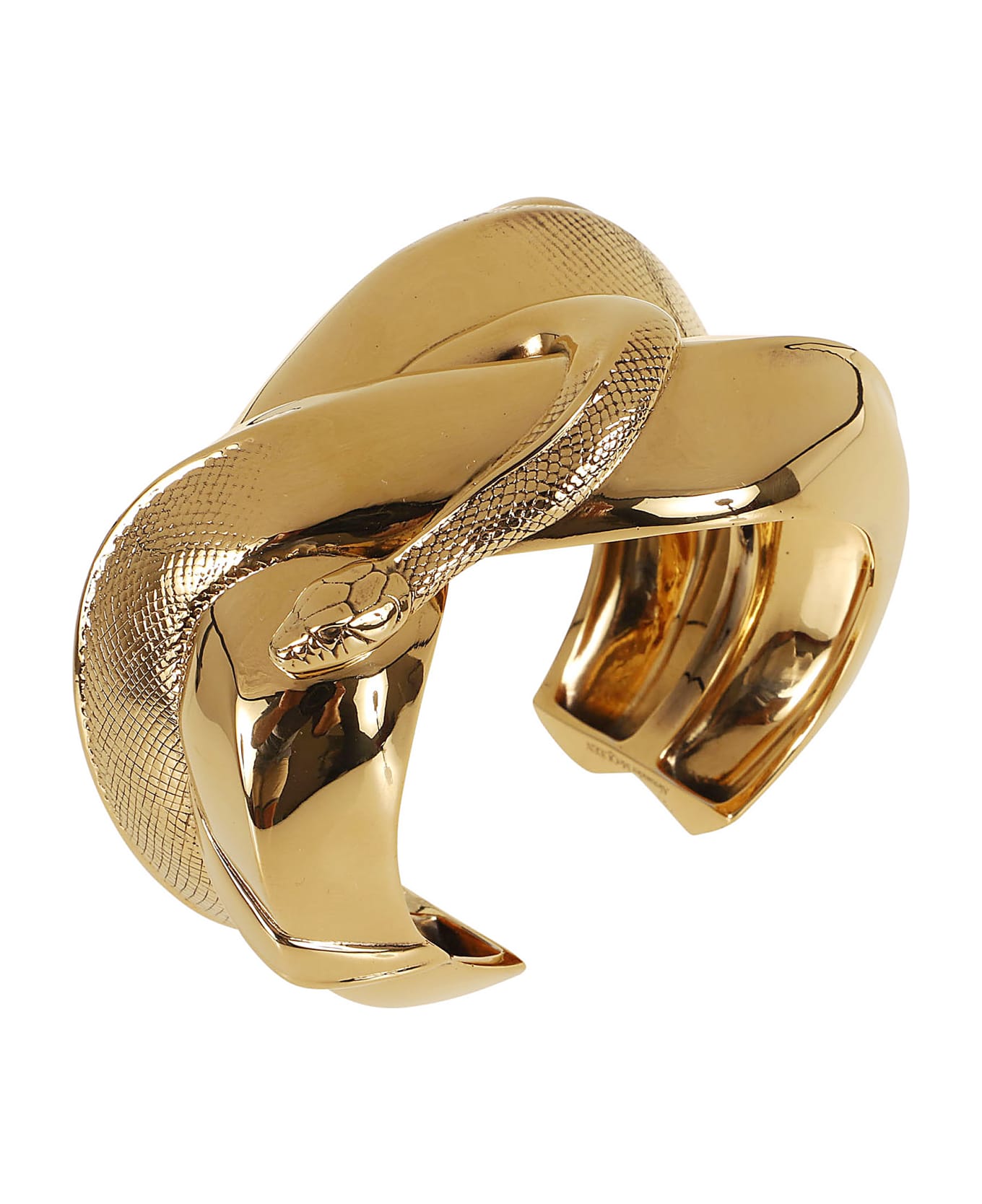 Alexander McQueen Snake Cuff - Light Ant Gold