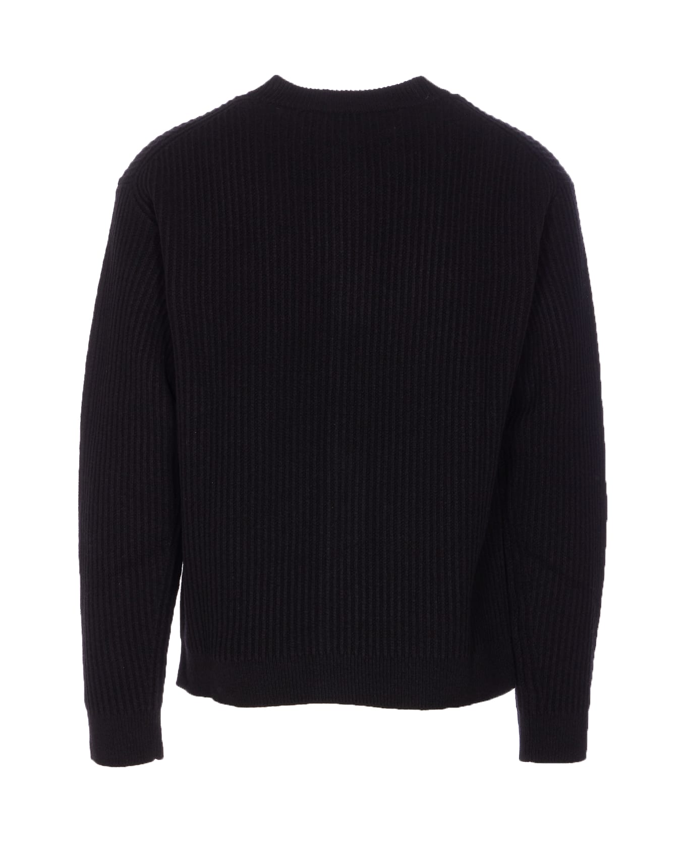 Maison Kitsuné Fox Head Cardigan - Black
