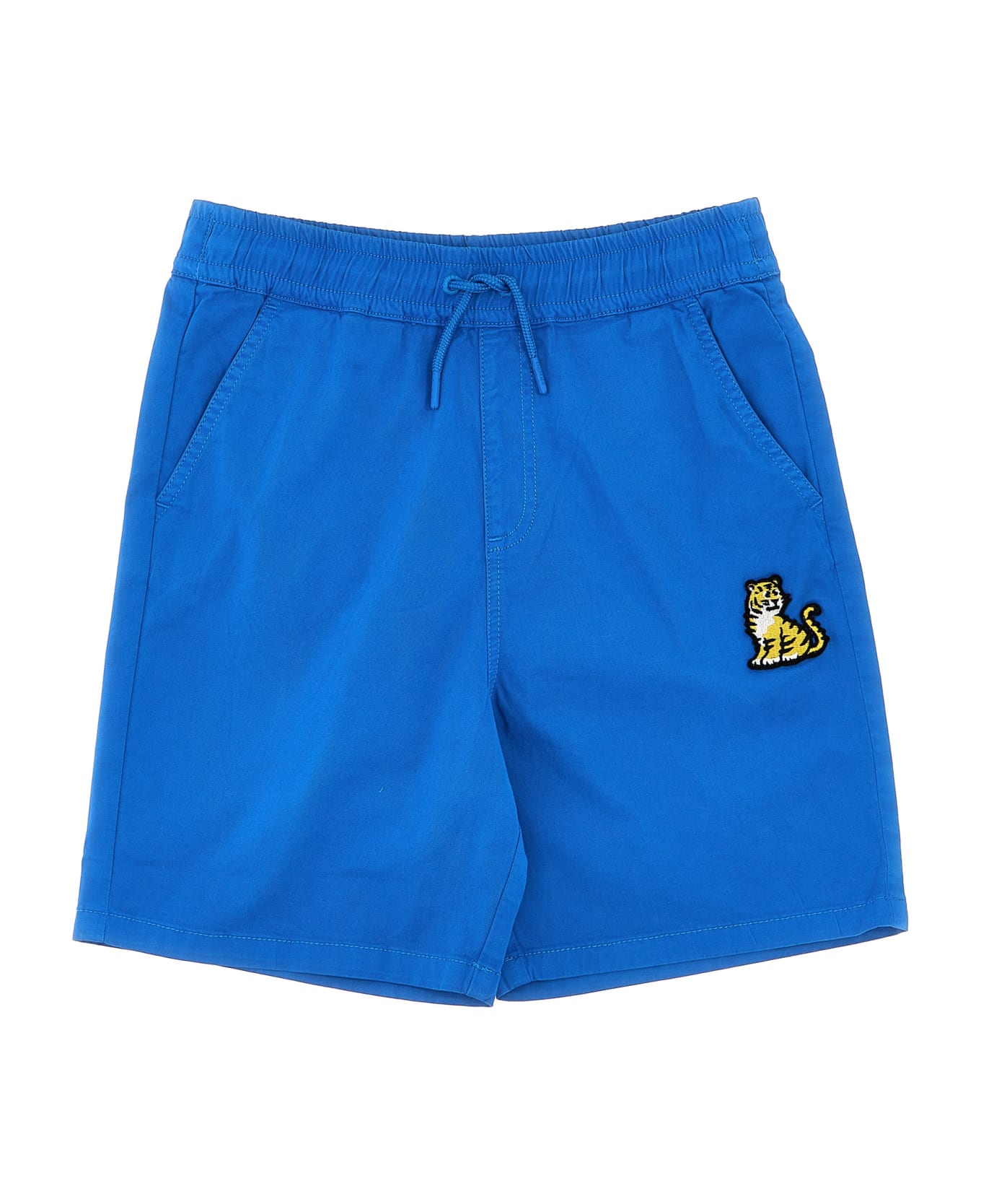 Kenzo Kids Patch Bermuda Shorts - Blue