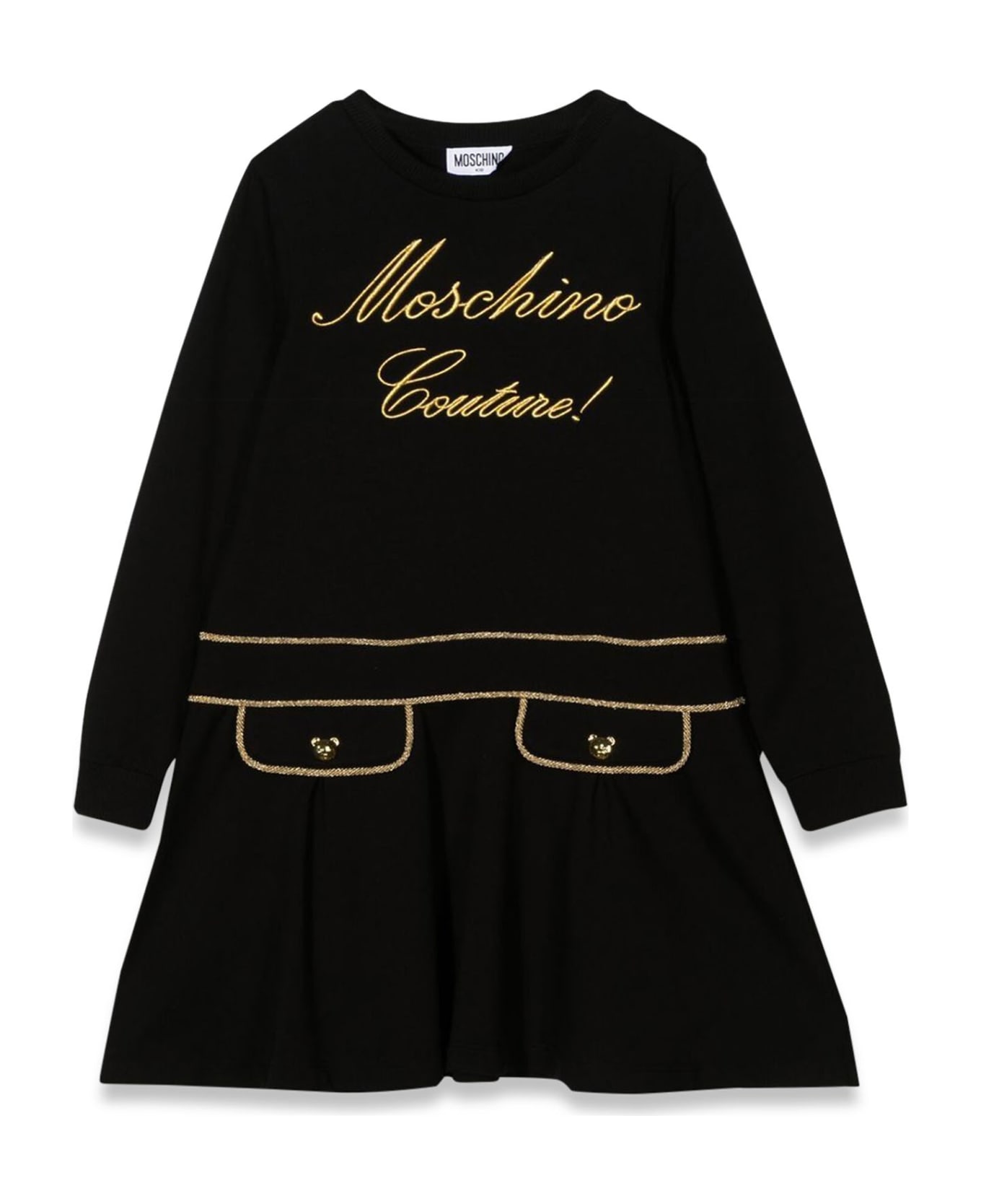 Moschino Logo Dress - NERO