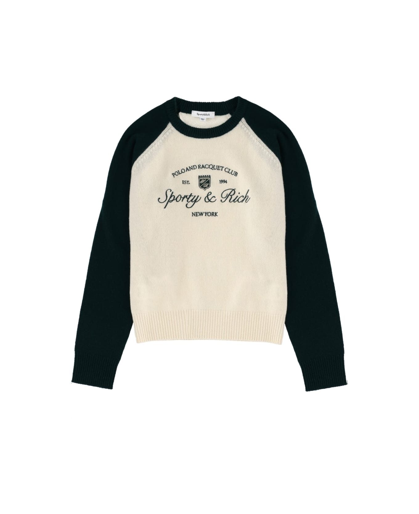 Sporty & Rich Jersey With Logo - MULTICOLOUR