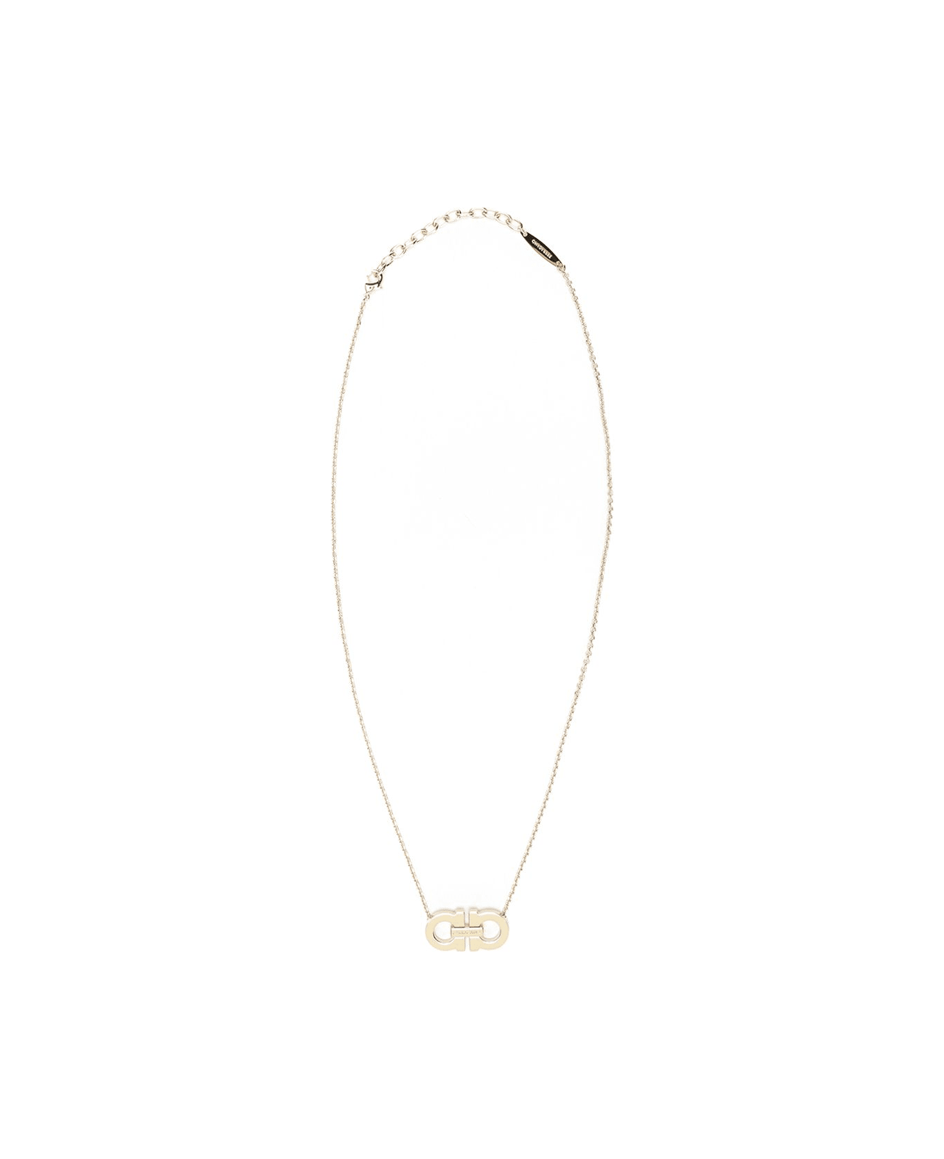 Ferragamo 
gancini
 Pendant Necklace - FROZEN DEW