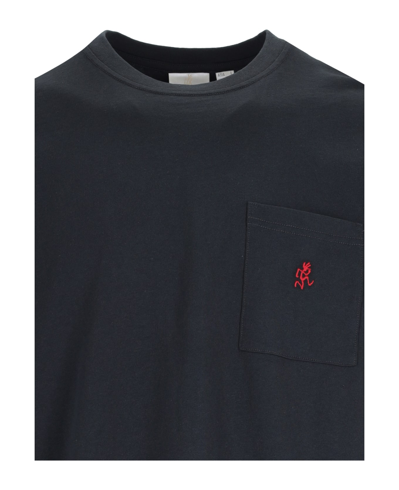Gramicci Logo T-shirt - Black   シャツ