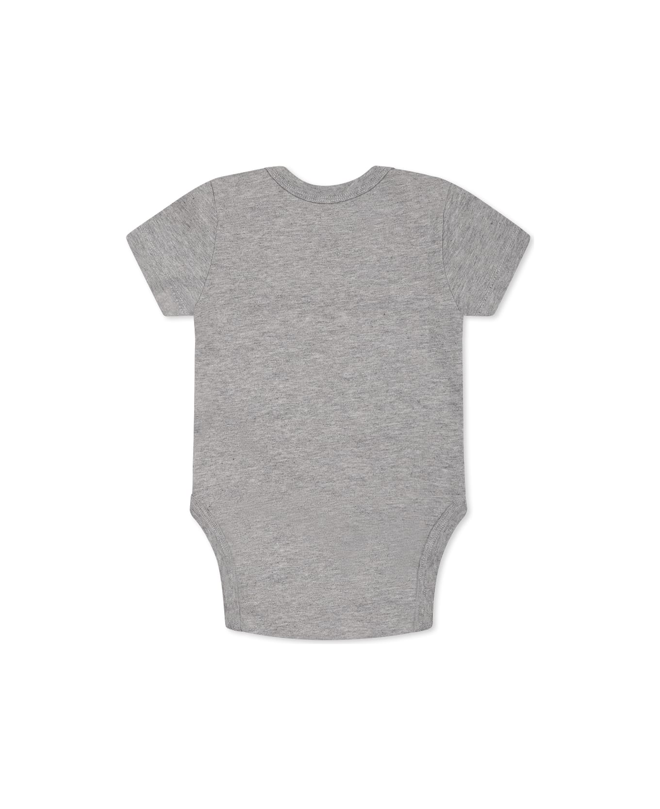 Off-White Multicolor Body Set For Baby Boy With Logo - Multicolor