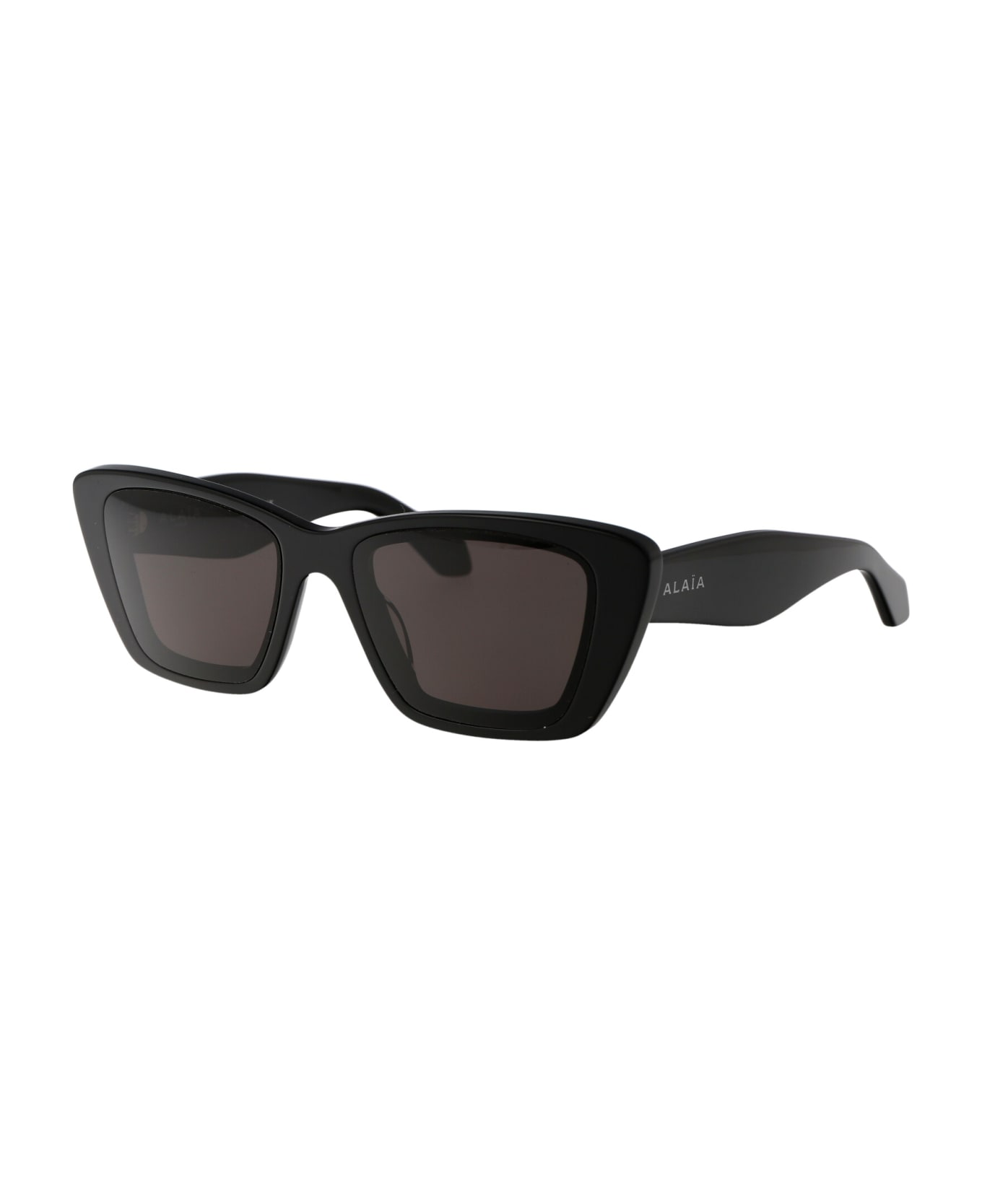 Alaia Aa0070s Sunglasses - 001 BLACK BLACK GREY