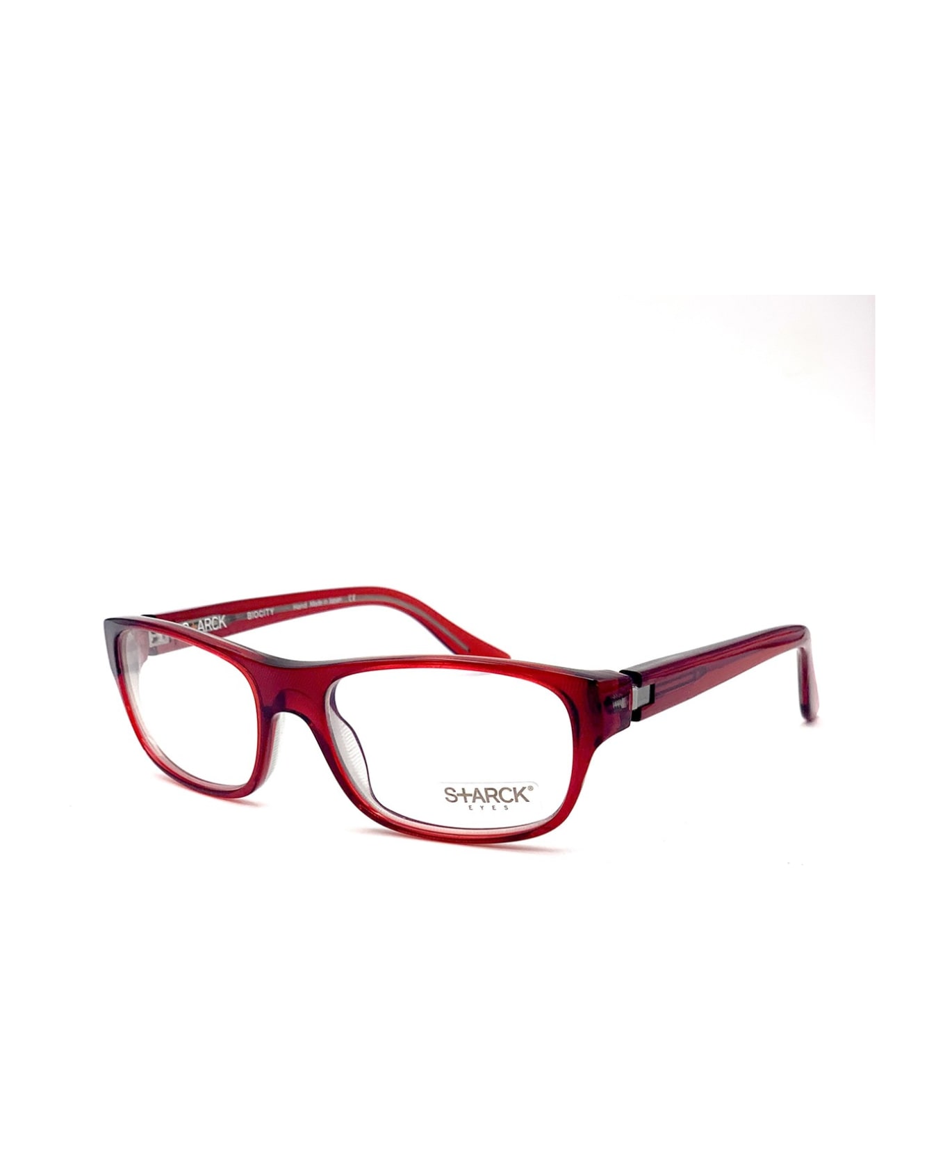 Philippe Starck Pl 1001 Glasses - Rosso アイウェア