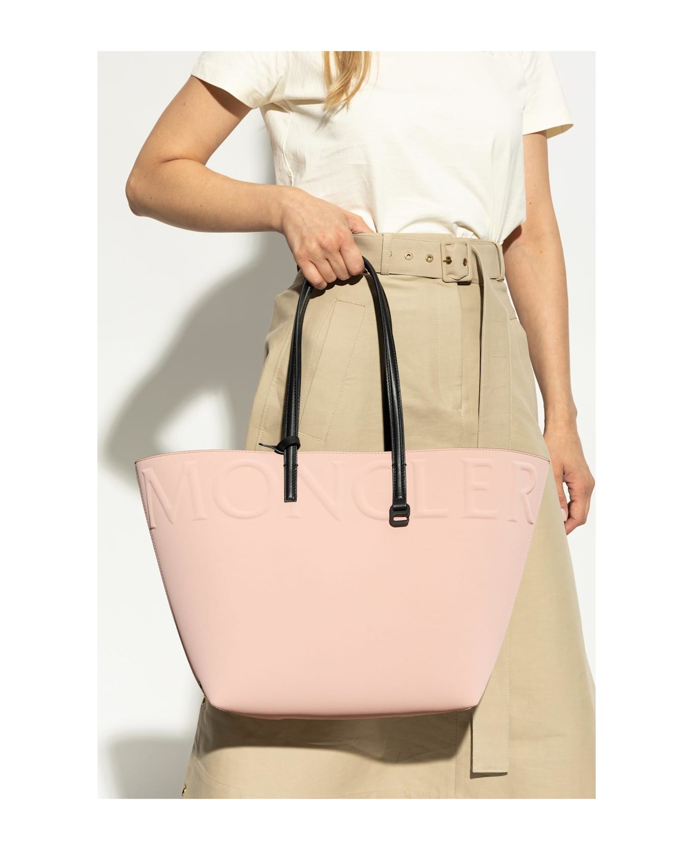 Moncler 
very Small
 Shopper Bag - Pink