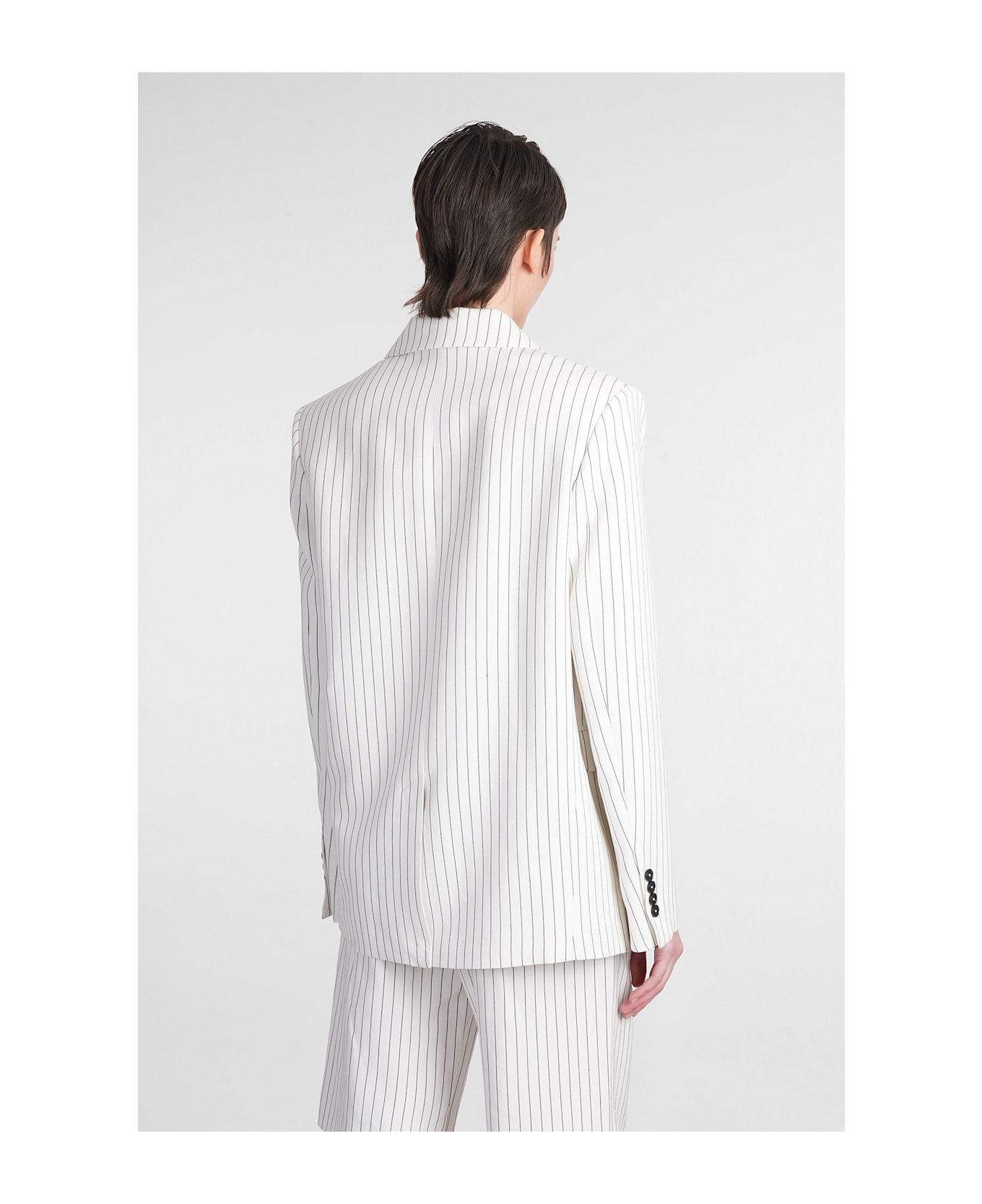 Loulou Studio Fedora Blazer In White Viscose - white