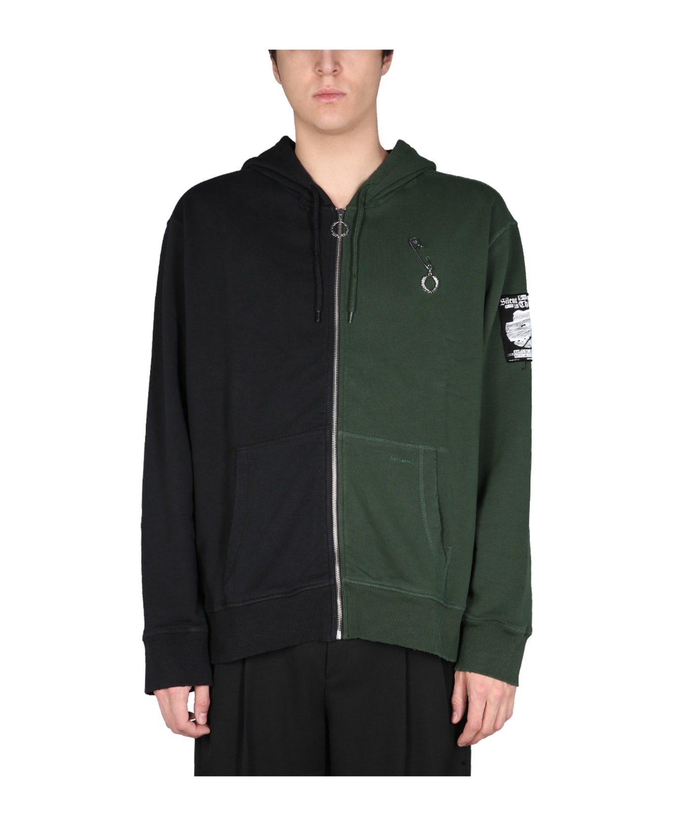 Fred Perry by Raf Simons Zip Sweatshirt. - MULTICOLOR