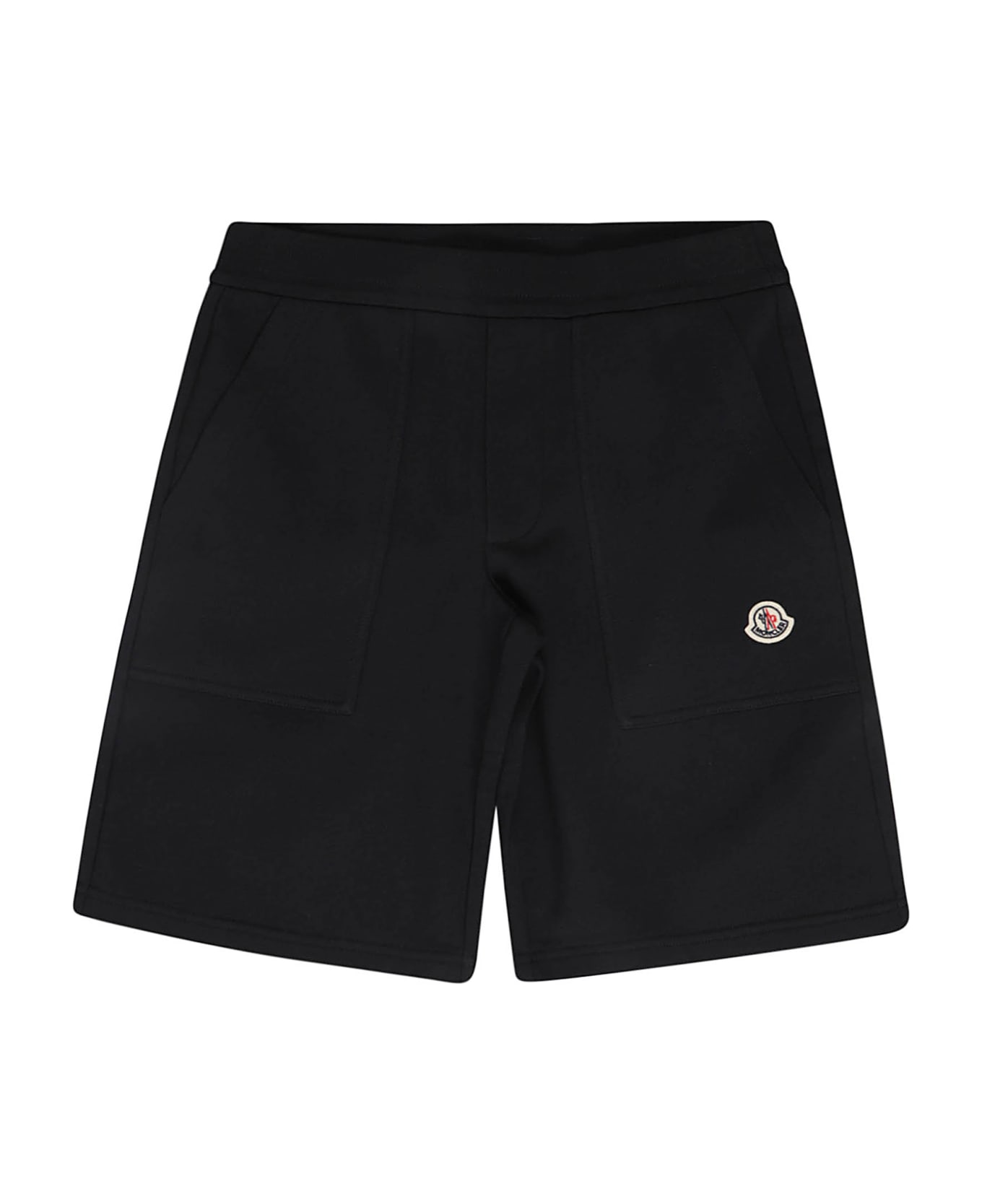 Moncler Logo Patch Shorts - Navy