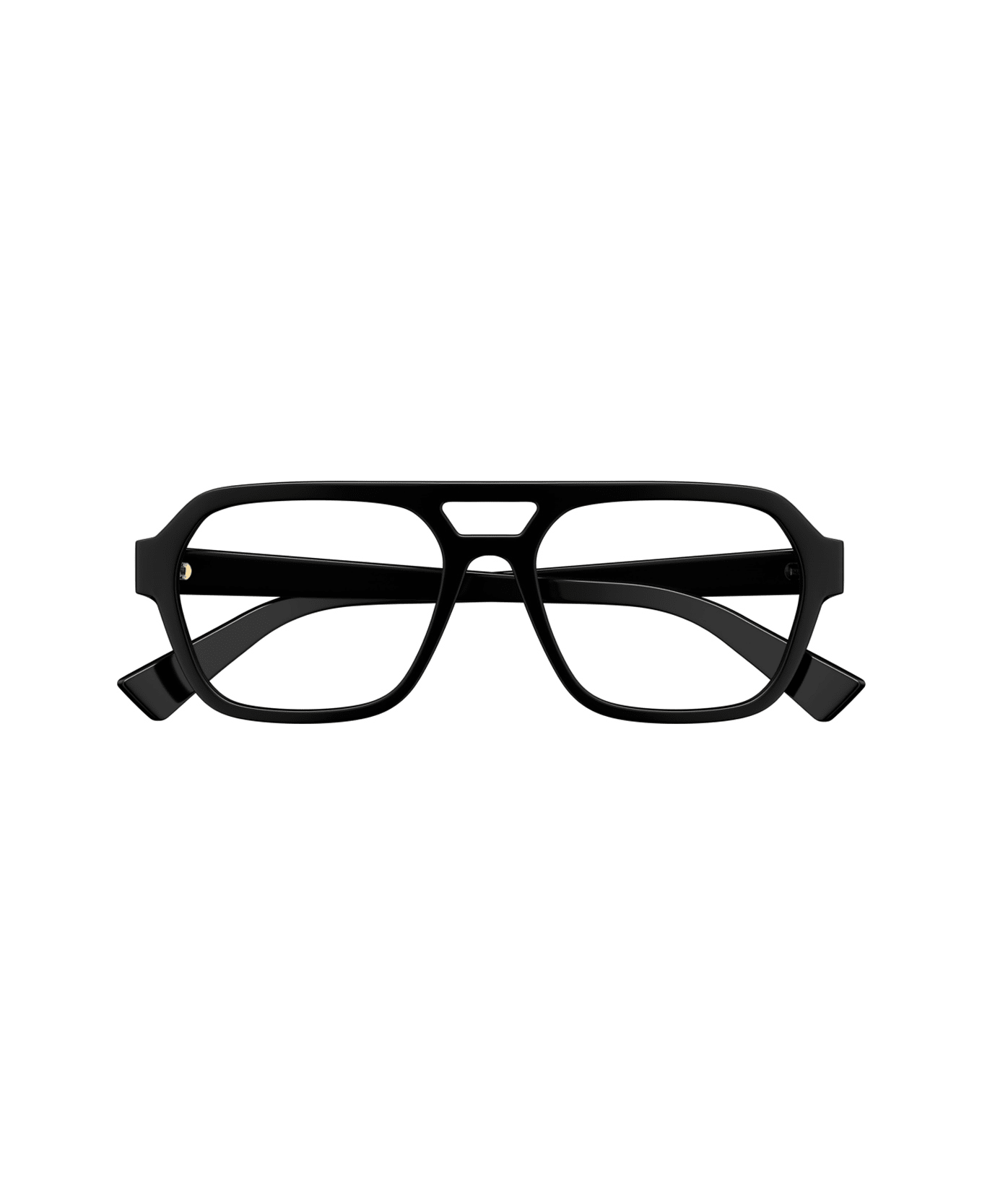 Bottega Veneta Eyewear Bottega Veneta Bv1336oa Linea New Classic 001 Black Trasparent Glasses - Nero