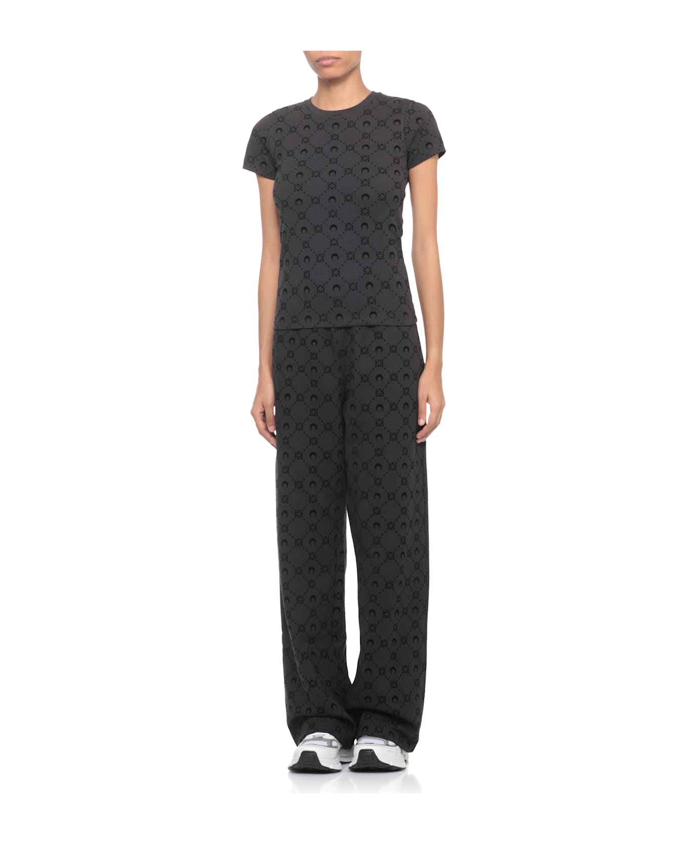 Marine Serre Moonogram T-shirt - Nero