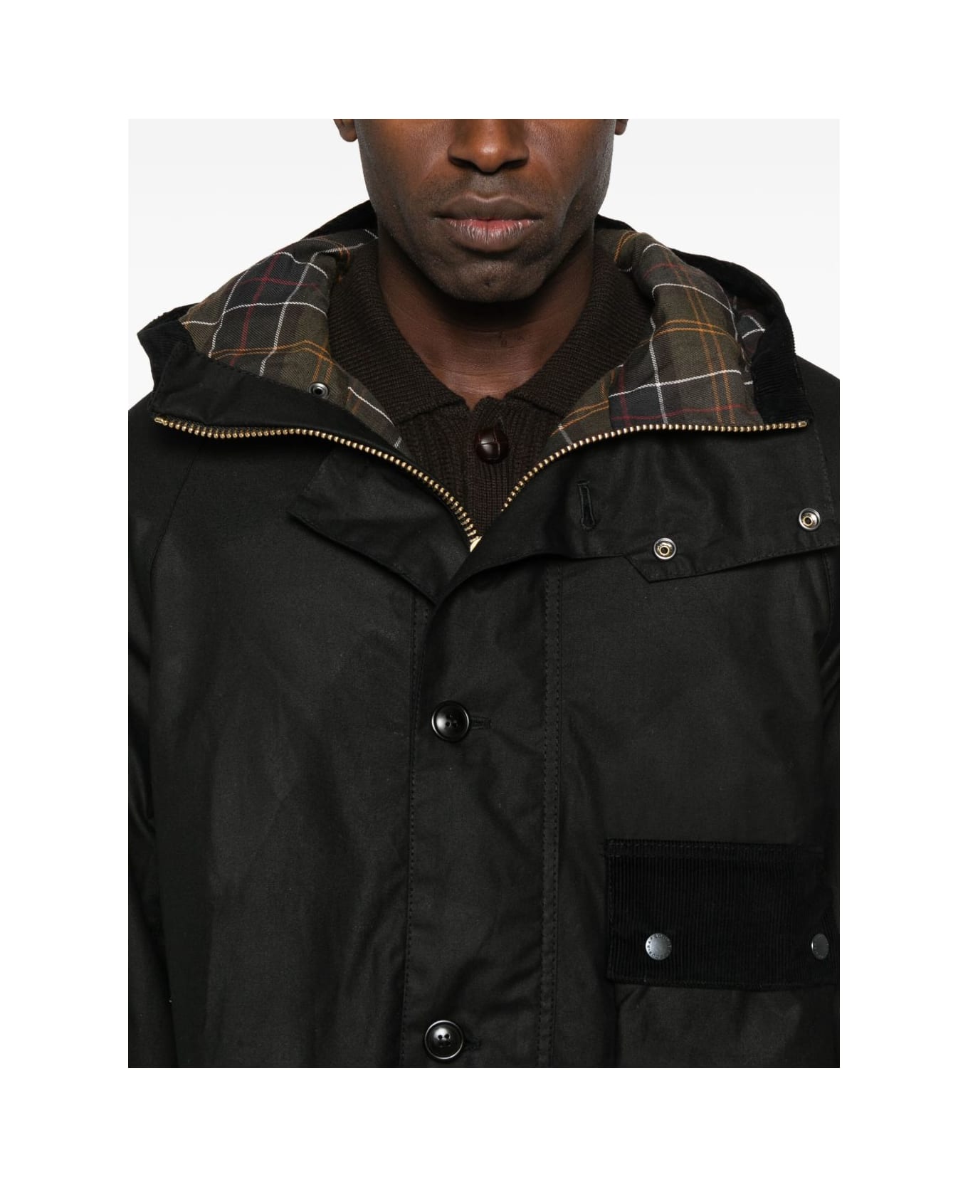 Barbour Solway Hooded Coat - Black
