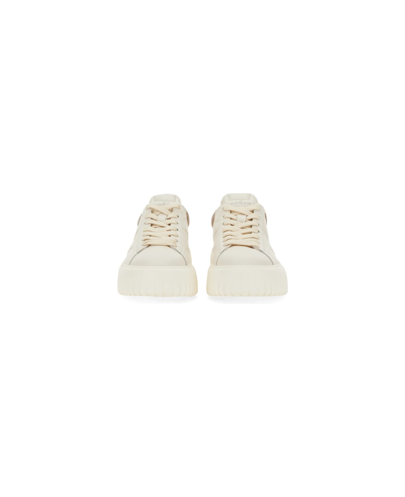 Hogan Sneaker H-stripes - BEIGE