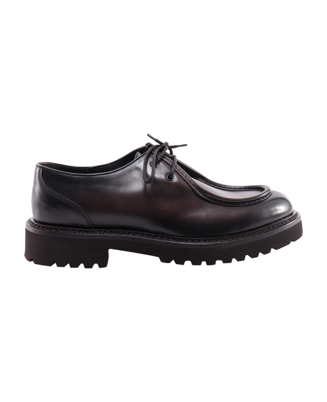 Doucal's Lace-up Shoe - Moro