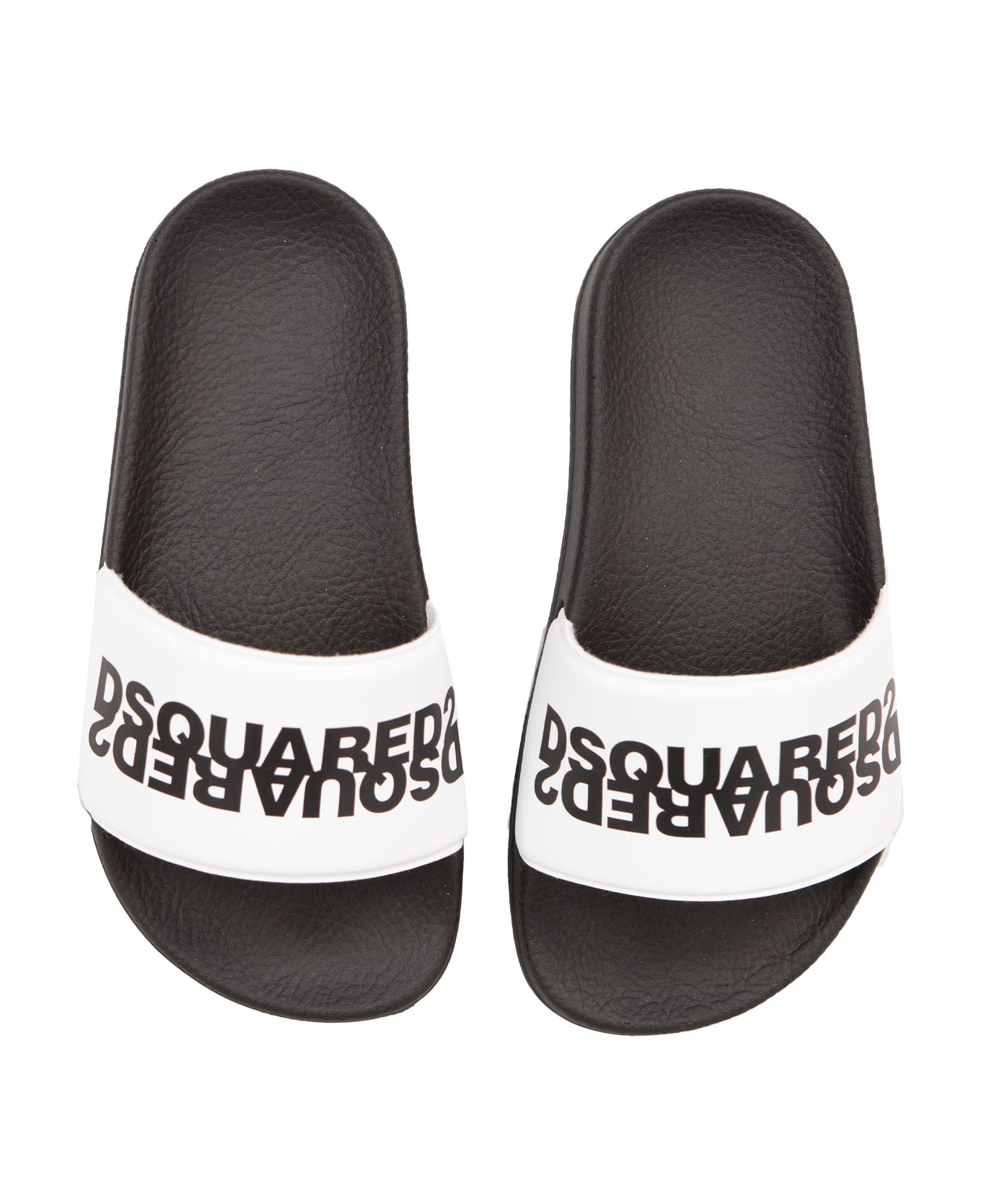 Dsquared2 Rubber Slide Sandals - White