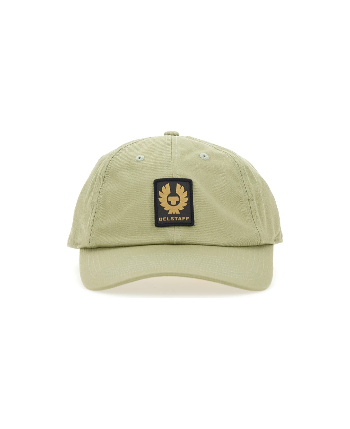 Belstaff Baseball Hat crystal-embellished With Logo - GREEN