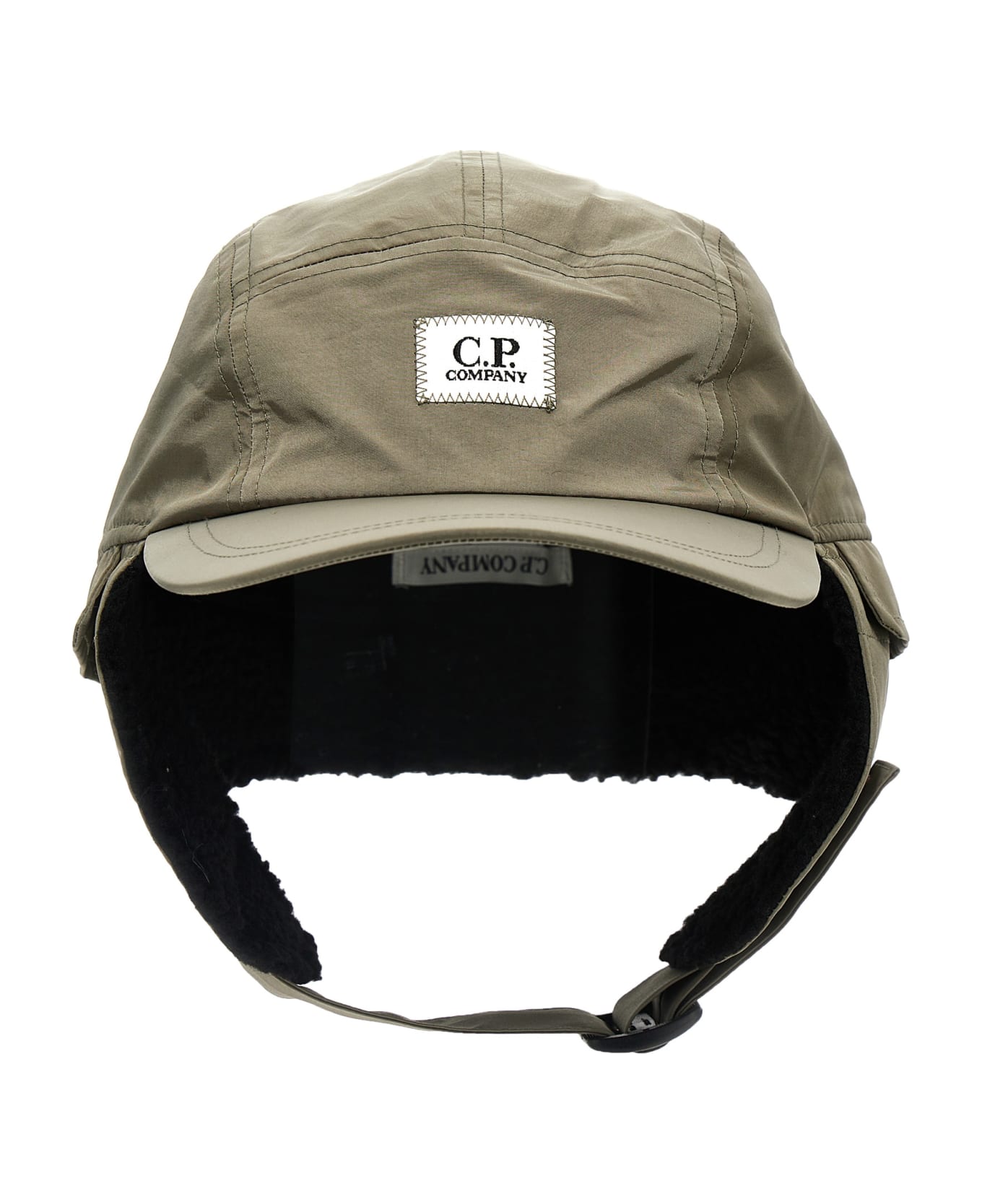CP COMPANY｜ (Chrome-R Earflap Cap (17CMAC083A 005904A 7 C.P. Company Chrome-R Earflap Cap Black | END. (US)