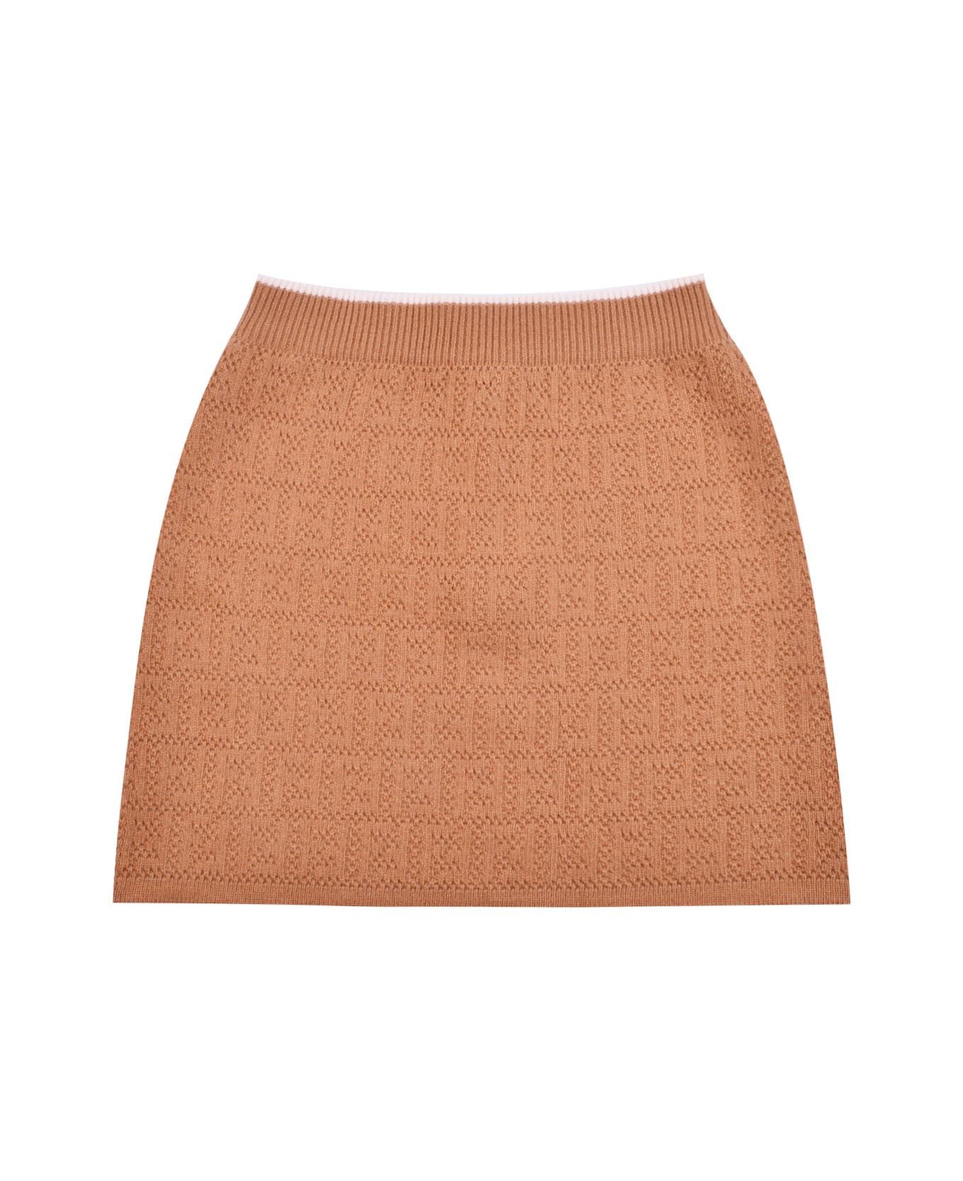 Fendi Wool Skirt - Brown