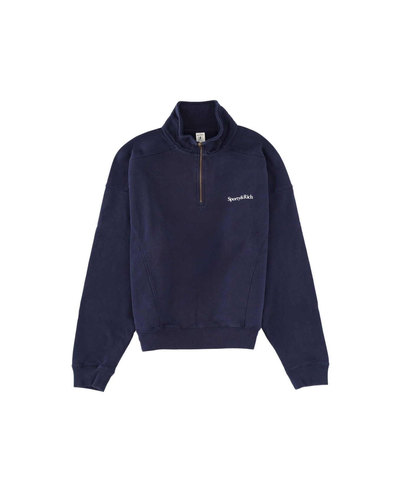 Sporty & Rich "play Tennis" Sweatshirt - BLUE