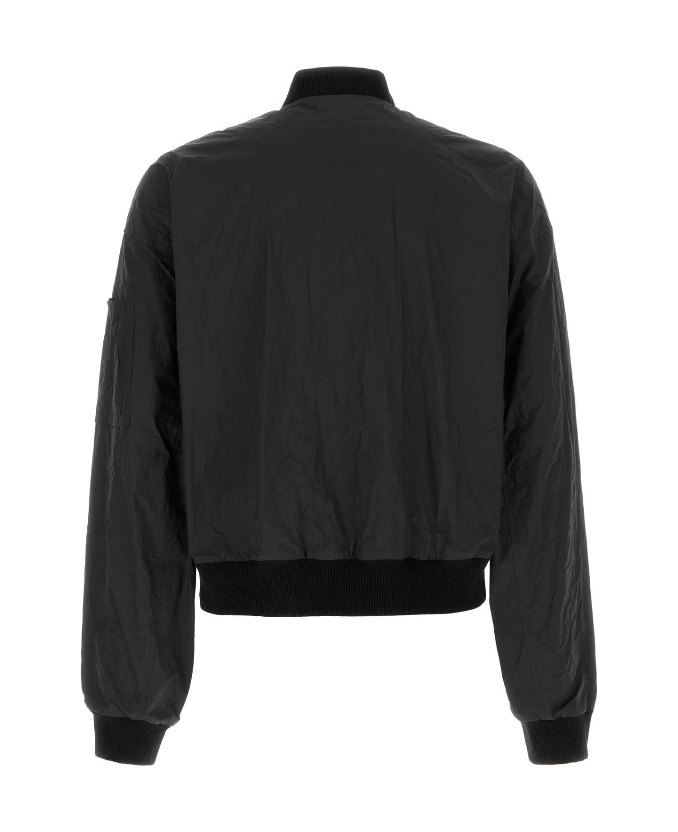 Dsquared2 Black Polyester Blend Bomber Jacket - BLACK