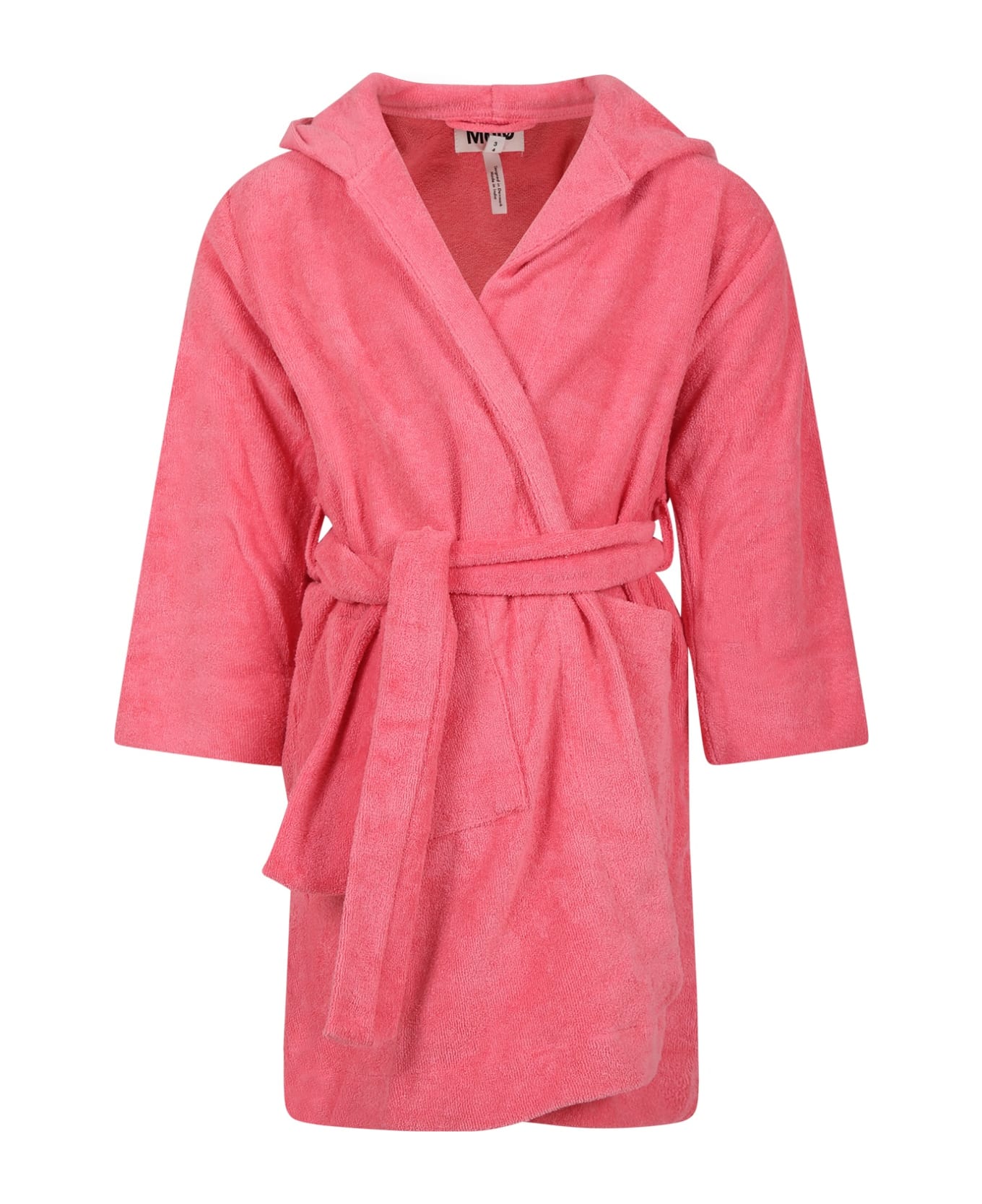 Molo Pink Dressing Gown For Girl - Pink