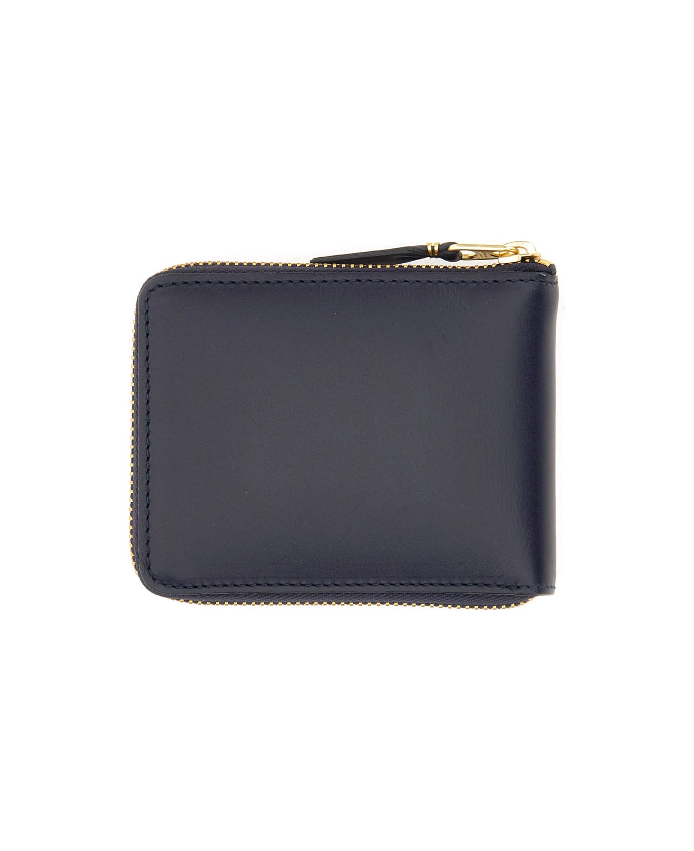 Comme des Garçons Wallet Portafoglio Con Zip - BLUE