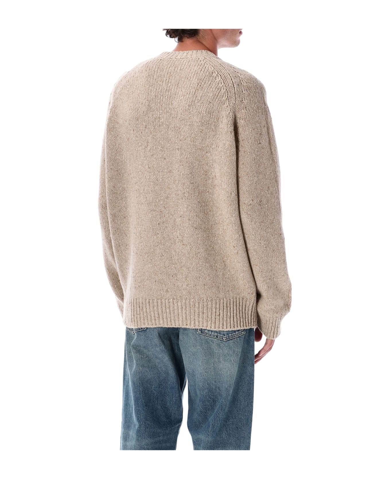 A.P.C. Harris Crewneck Wool Jumper - BEIGE