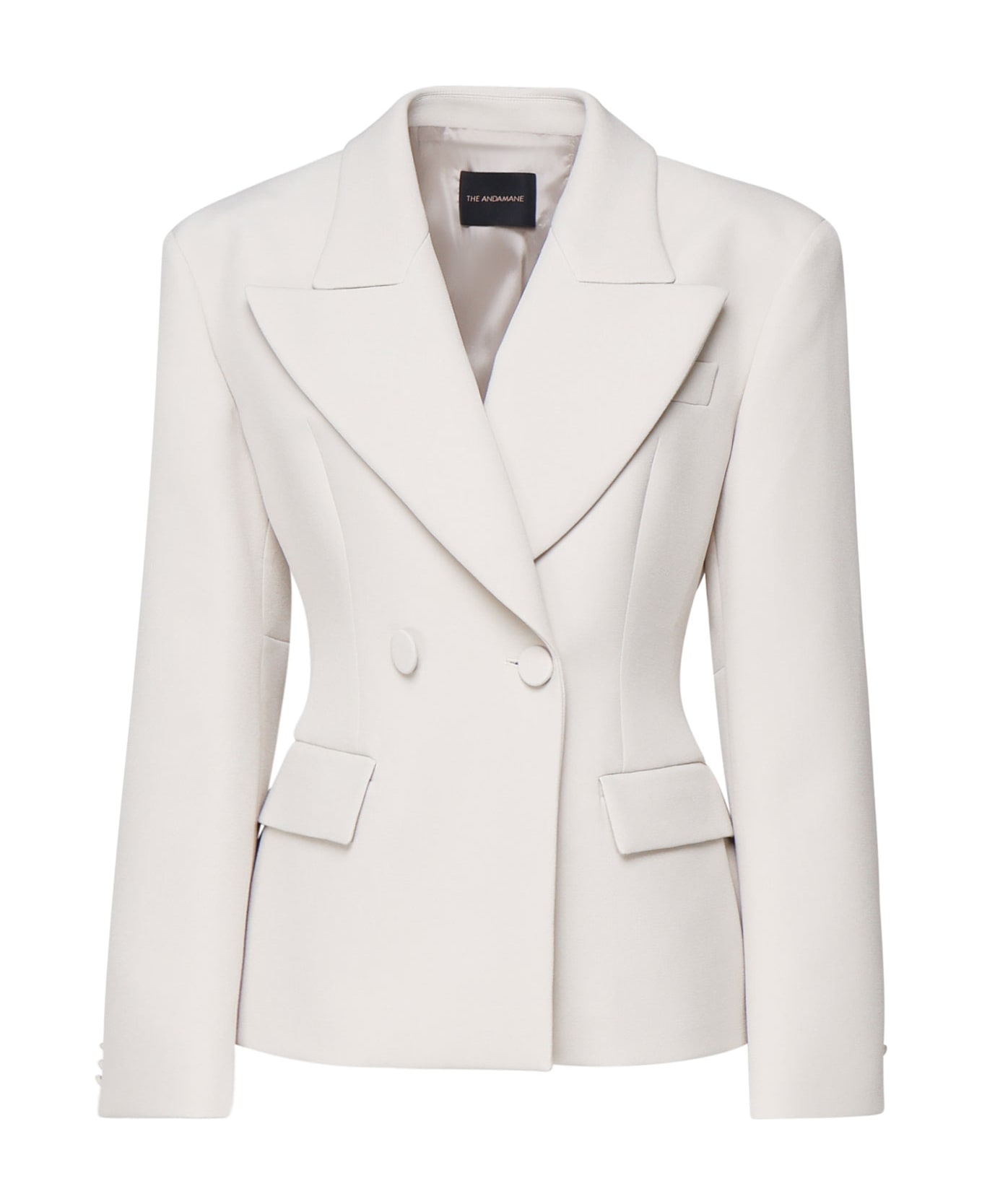 The Andamane Fitted Blazer - White