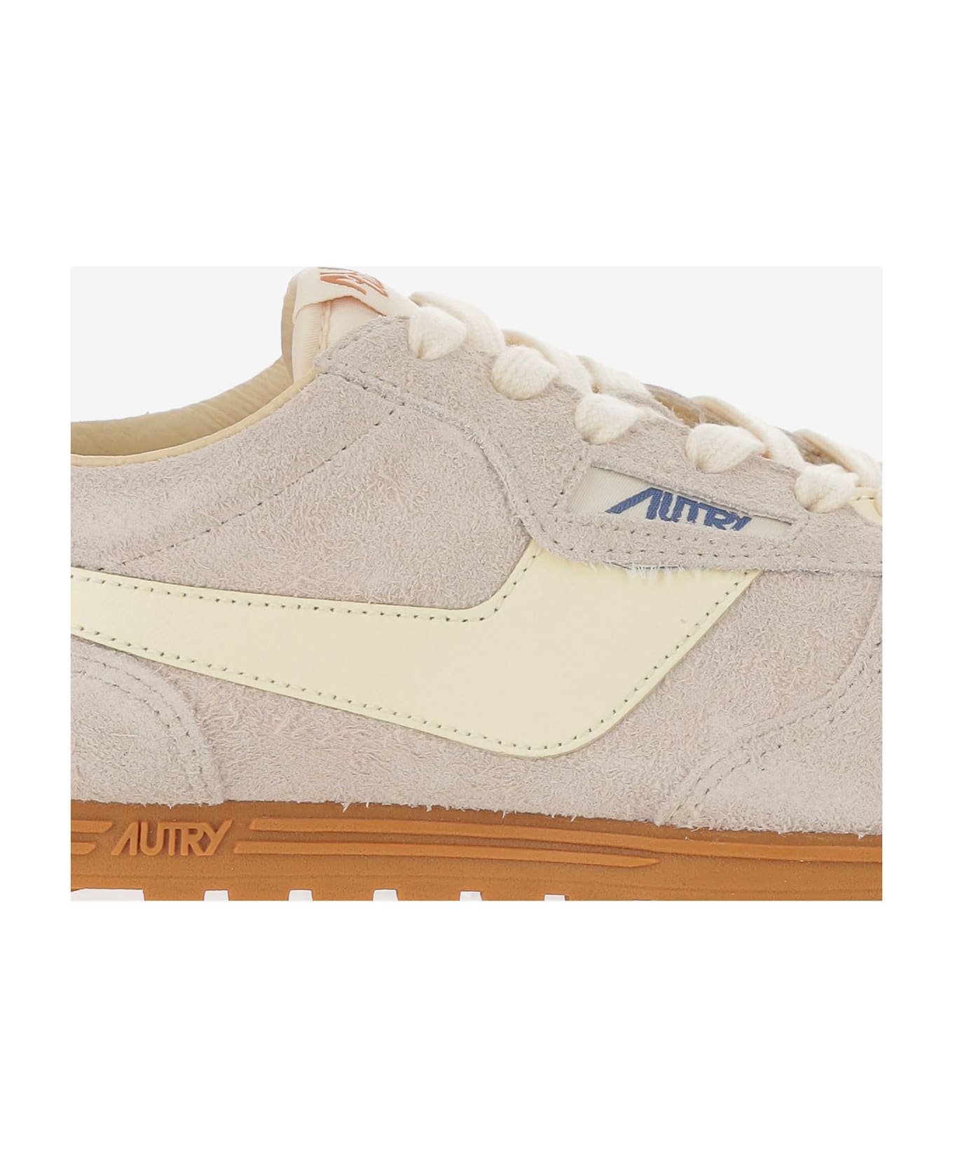 Autry Windspin Leather Sneakers - Suede/leat Wife/rut