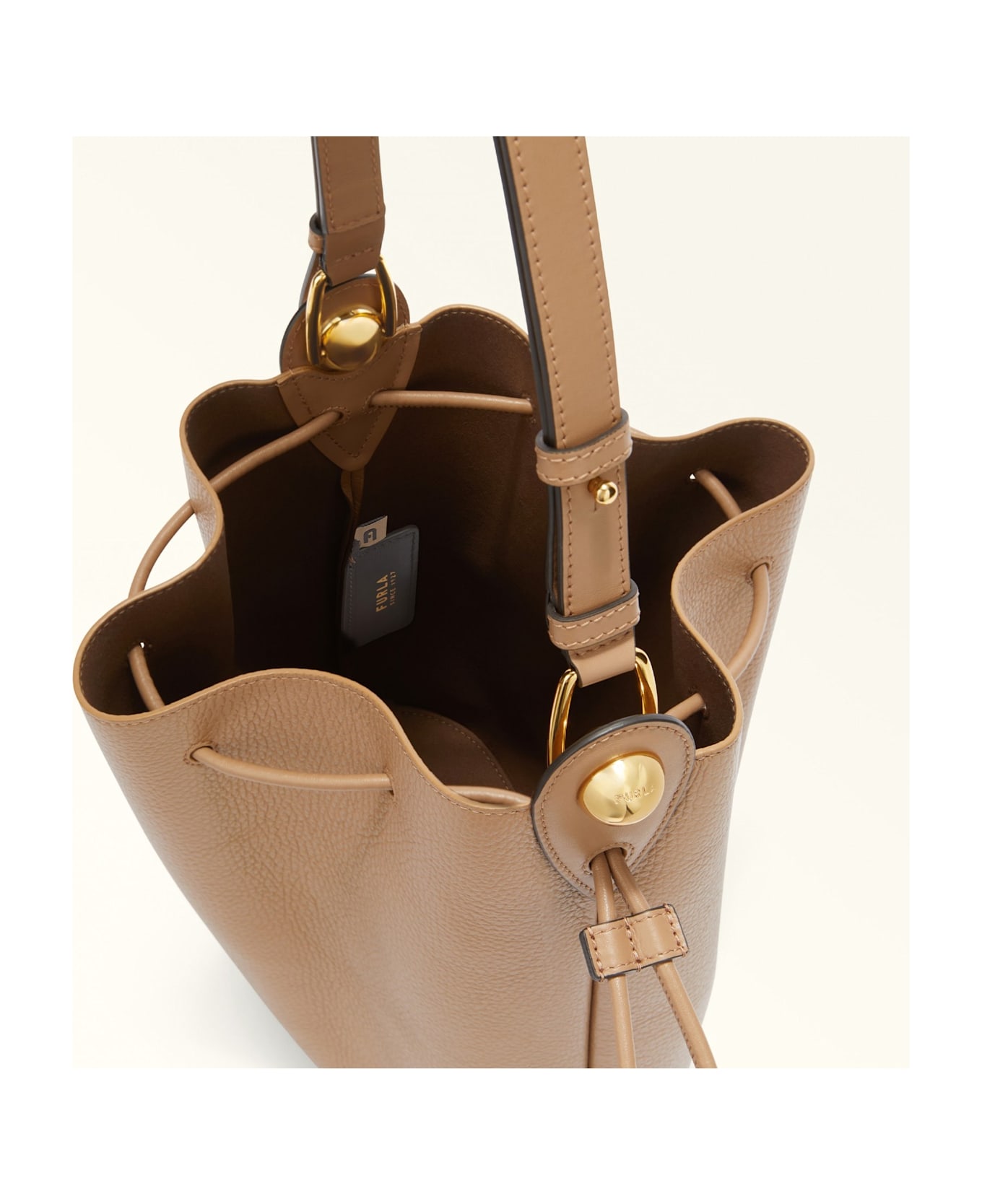 Furla Sfera S Bucket Bag - Desert