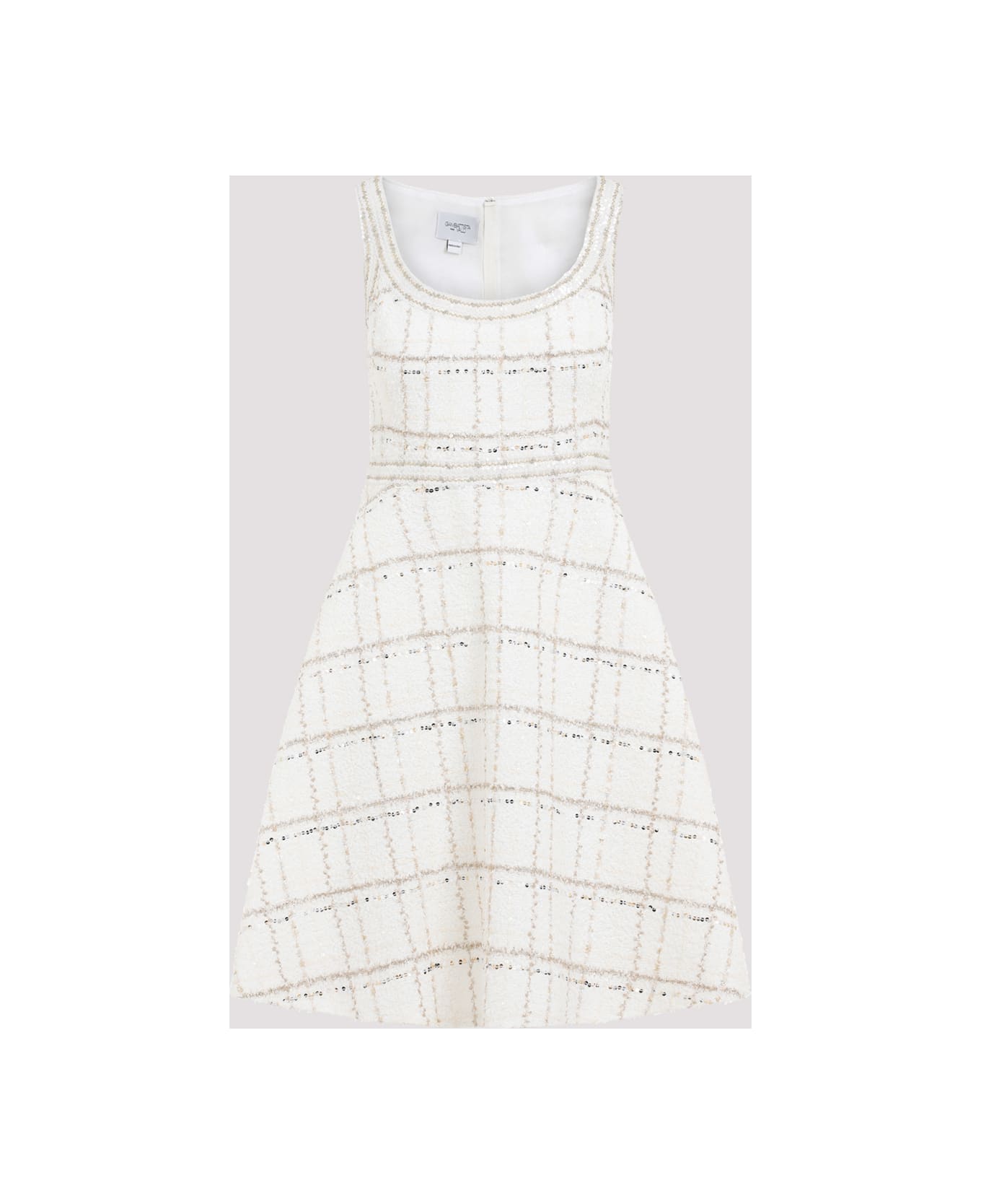 Giambattista Valli Buckle Midi Dress - Ivory Gold