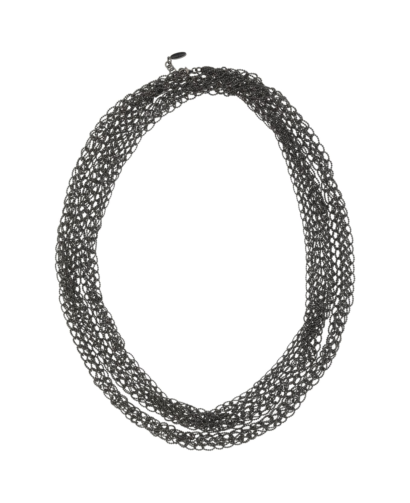 Brunello Cucinelli Precious Loops Necklace - Ultrablack ネックレス
