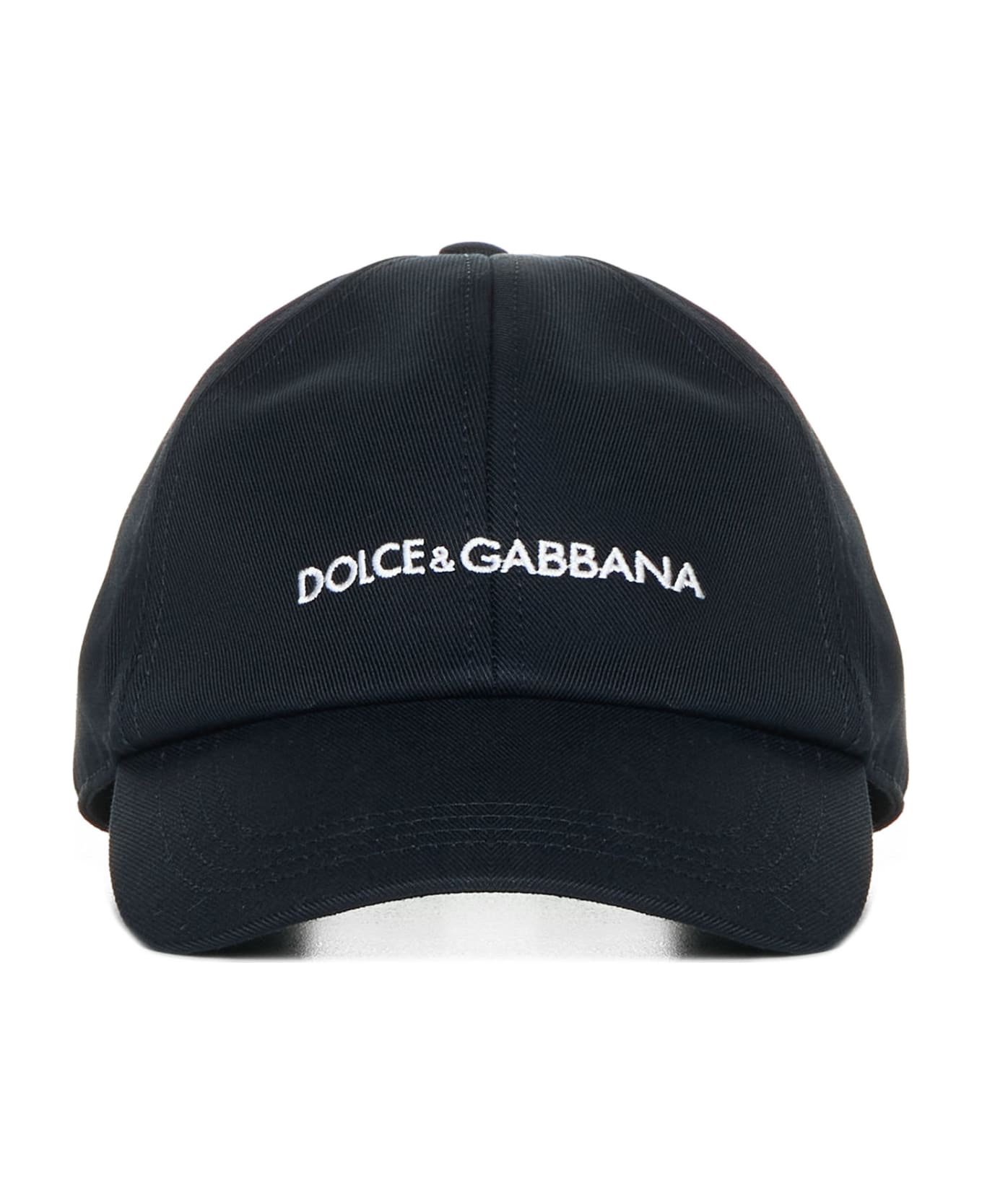 Dolce & Gabbana Logo Embroidered Baseball Cap - Black