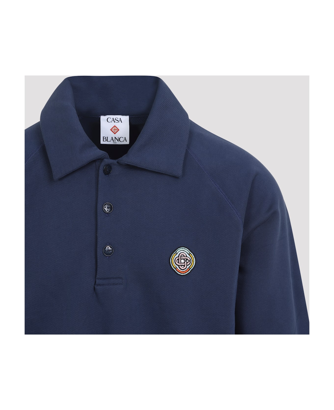 Casablanca Collar Sweatshirt - Dress Blues