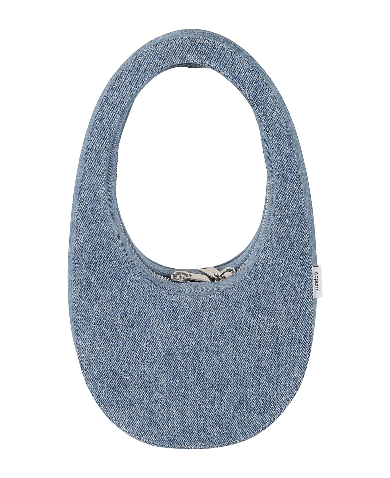 Coperni Denim Mini Swipe Shoulder Bag - Blu