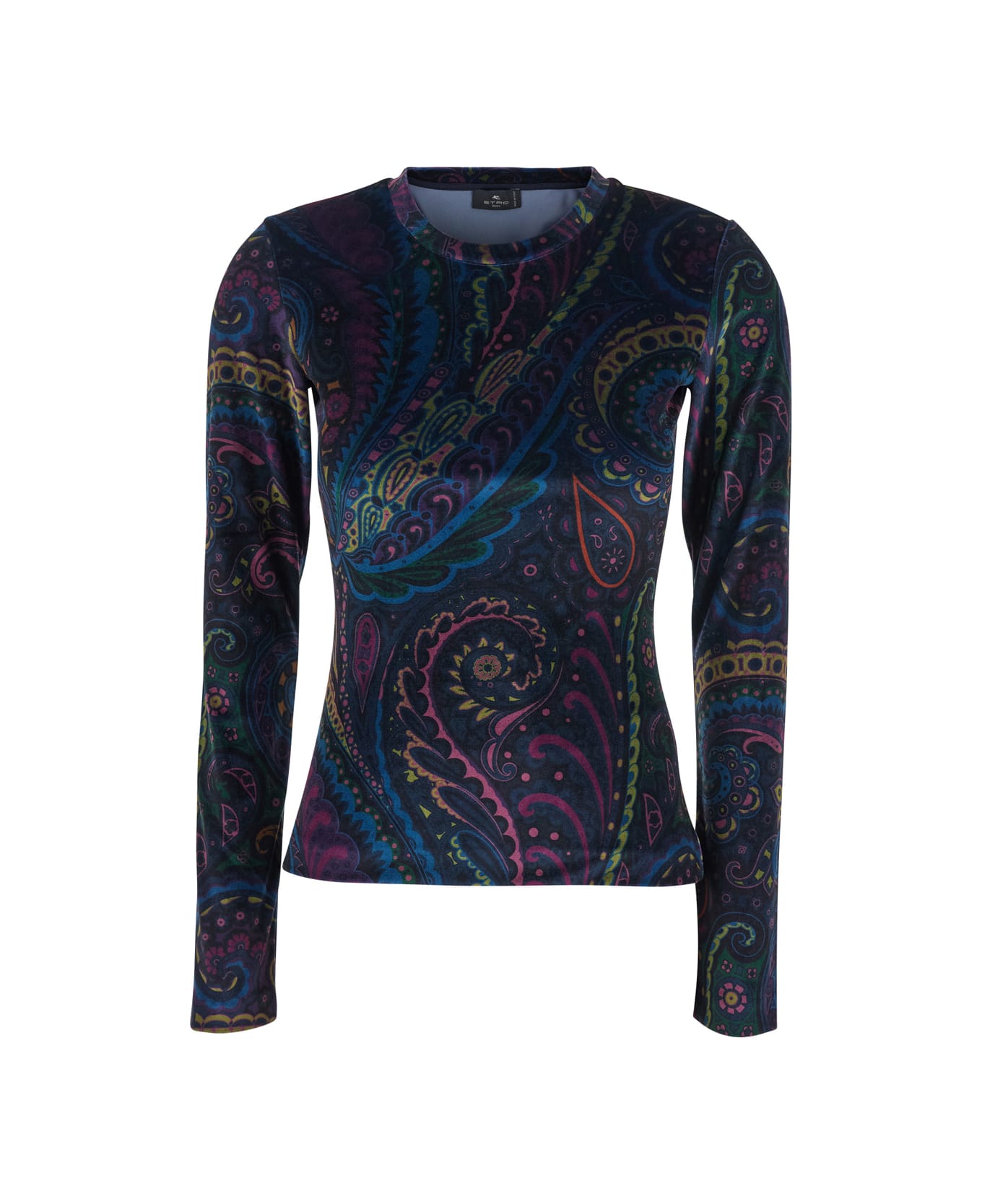 Etro Velvet Top - Blu